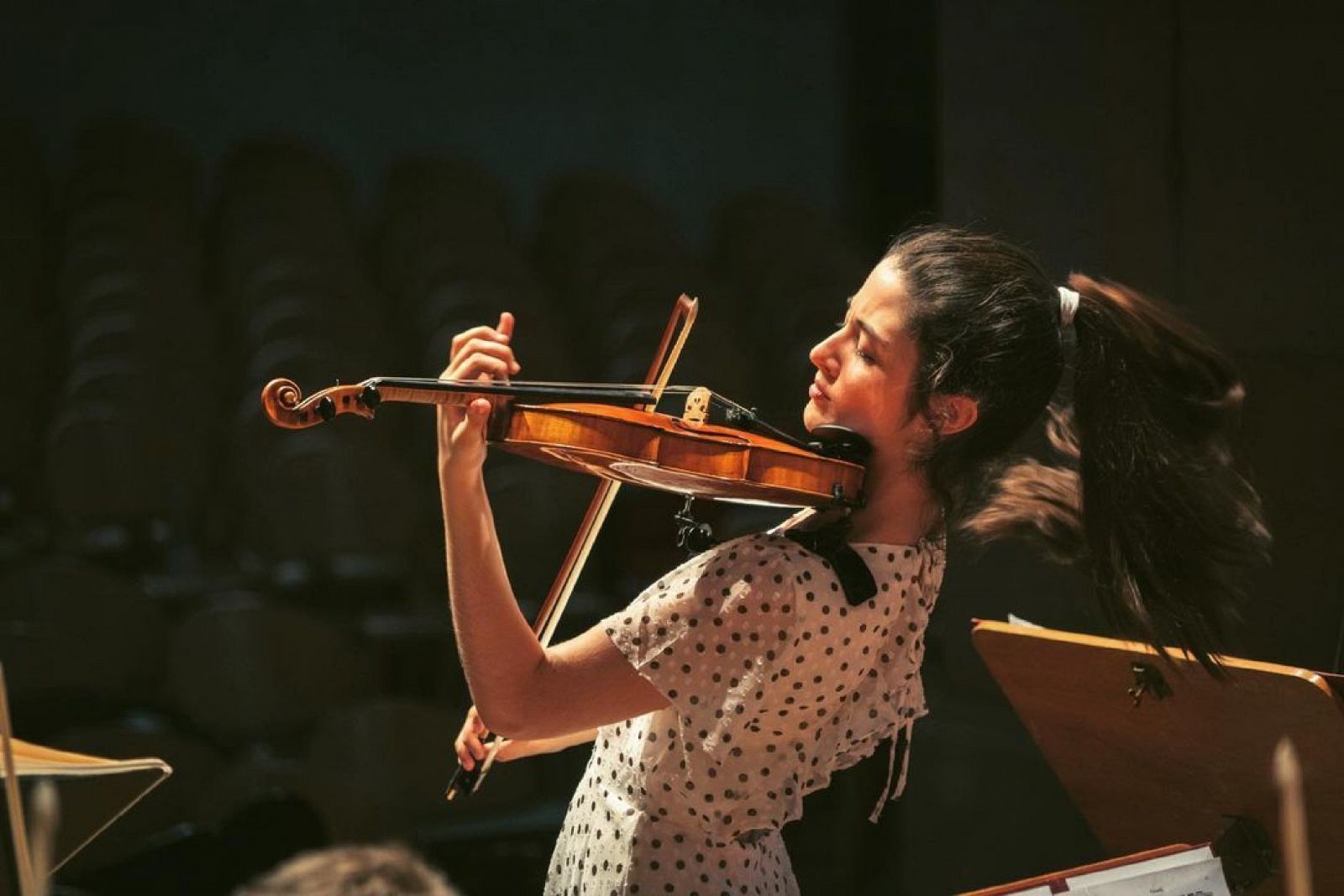  La violinista María Dueñas