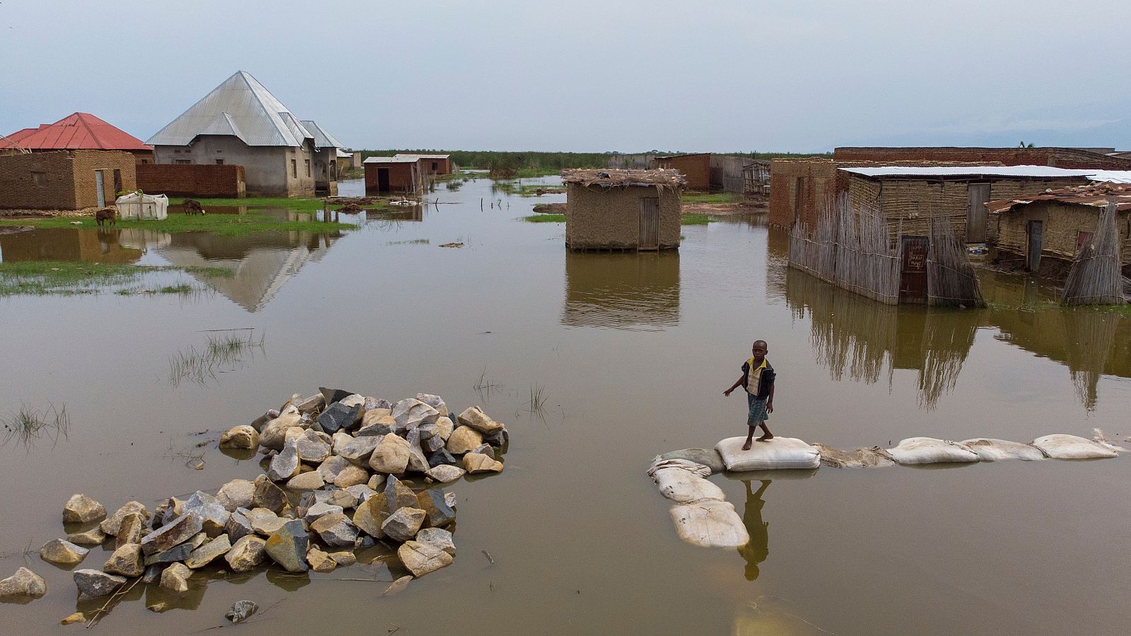 Inundaciones en Gatumba, Burundi, donde el año pasado al menos 50.000 personas se vieron afectadas.