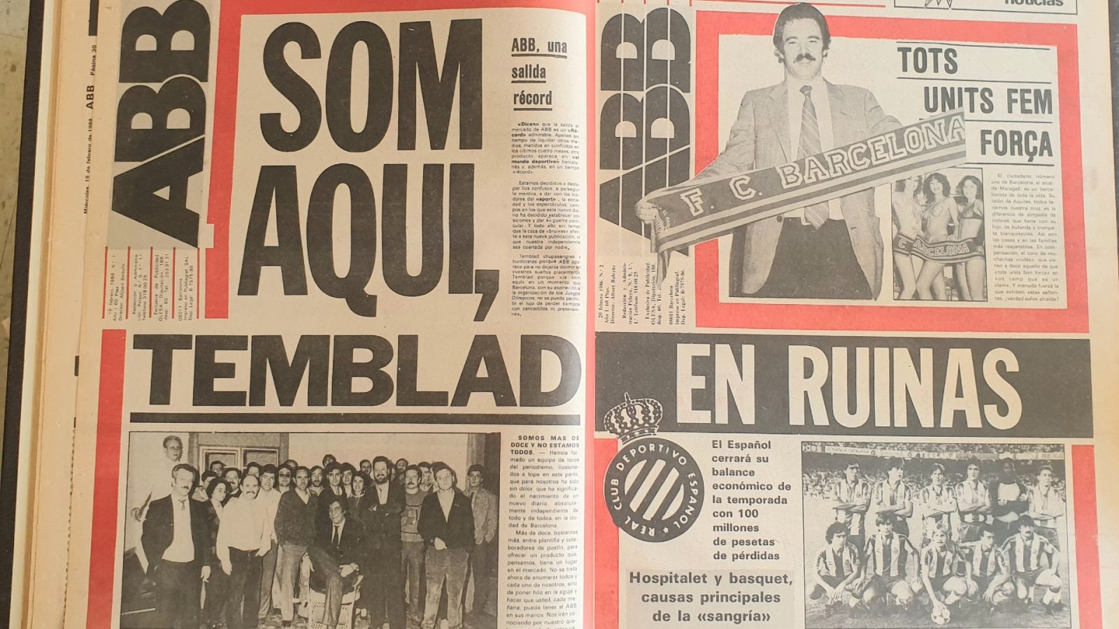 Páginas del diario 'ABB'