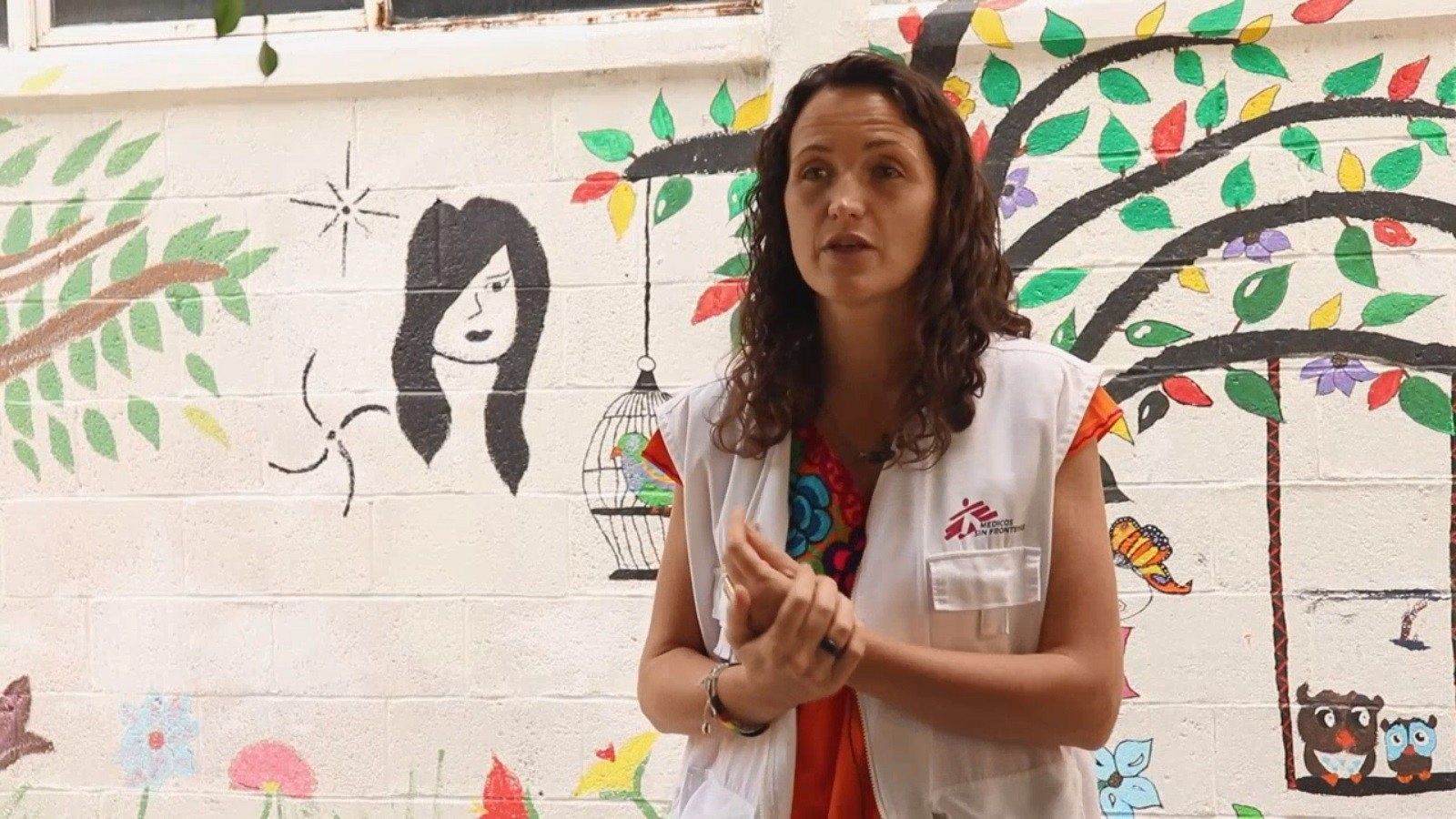 María Hernández, cooperante española de la ONG Médicos sin Fronteras, en México en 2019 