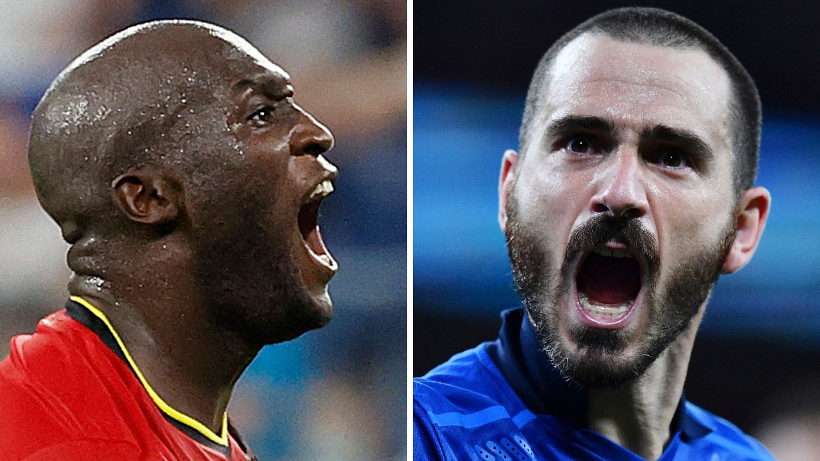 Lukaku y Bonucci Eurocopa 2021