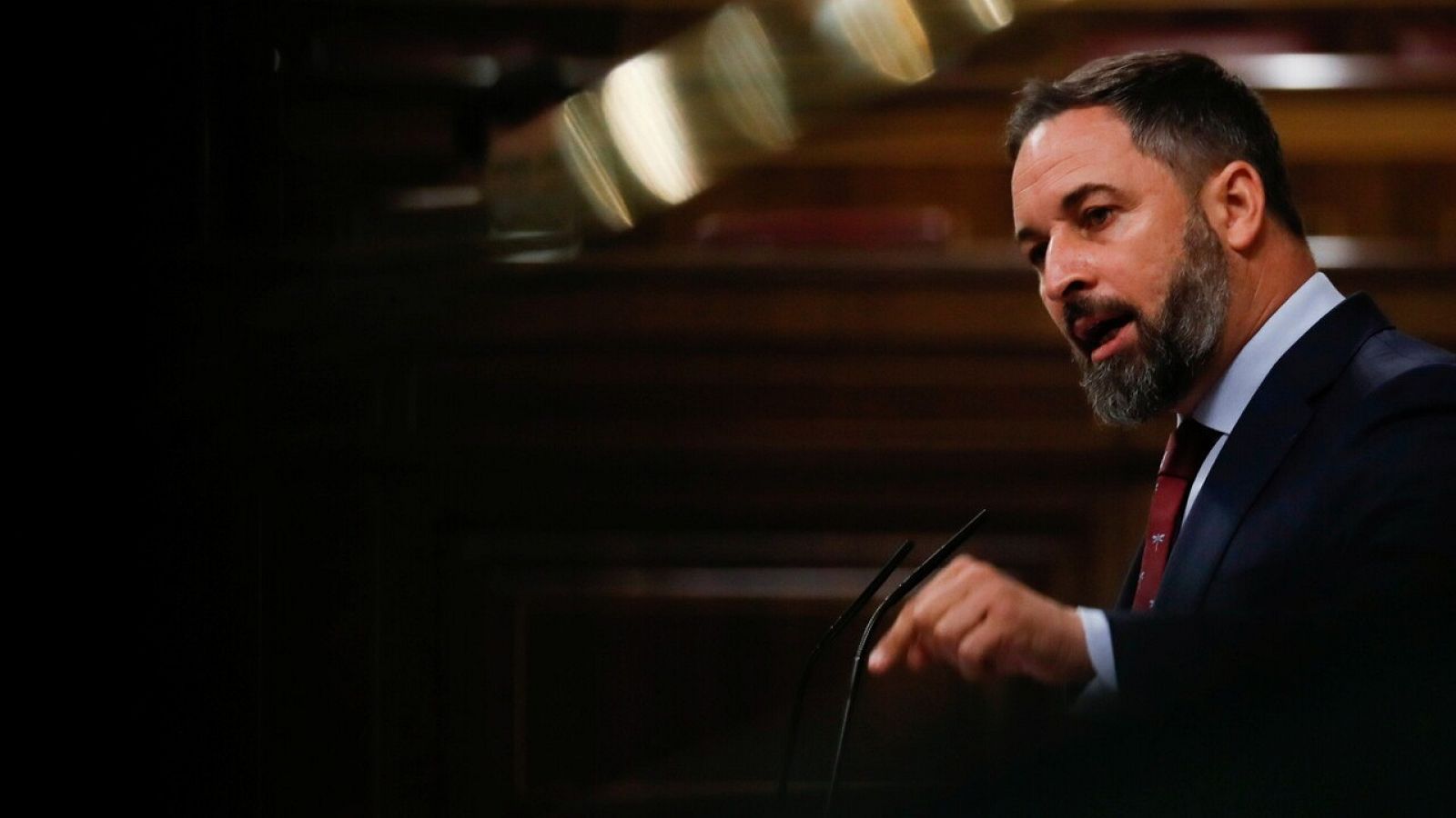 El líder de Vox, Santiago Abascal, en una imagen de archivo