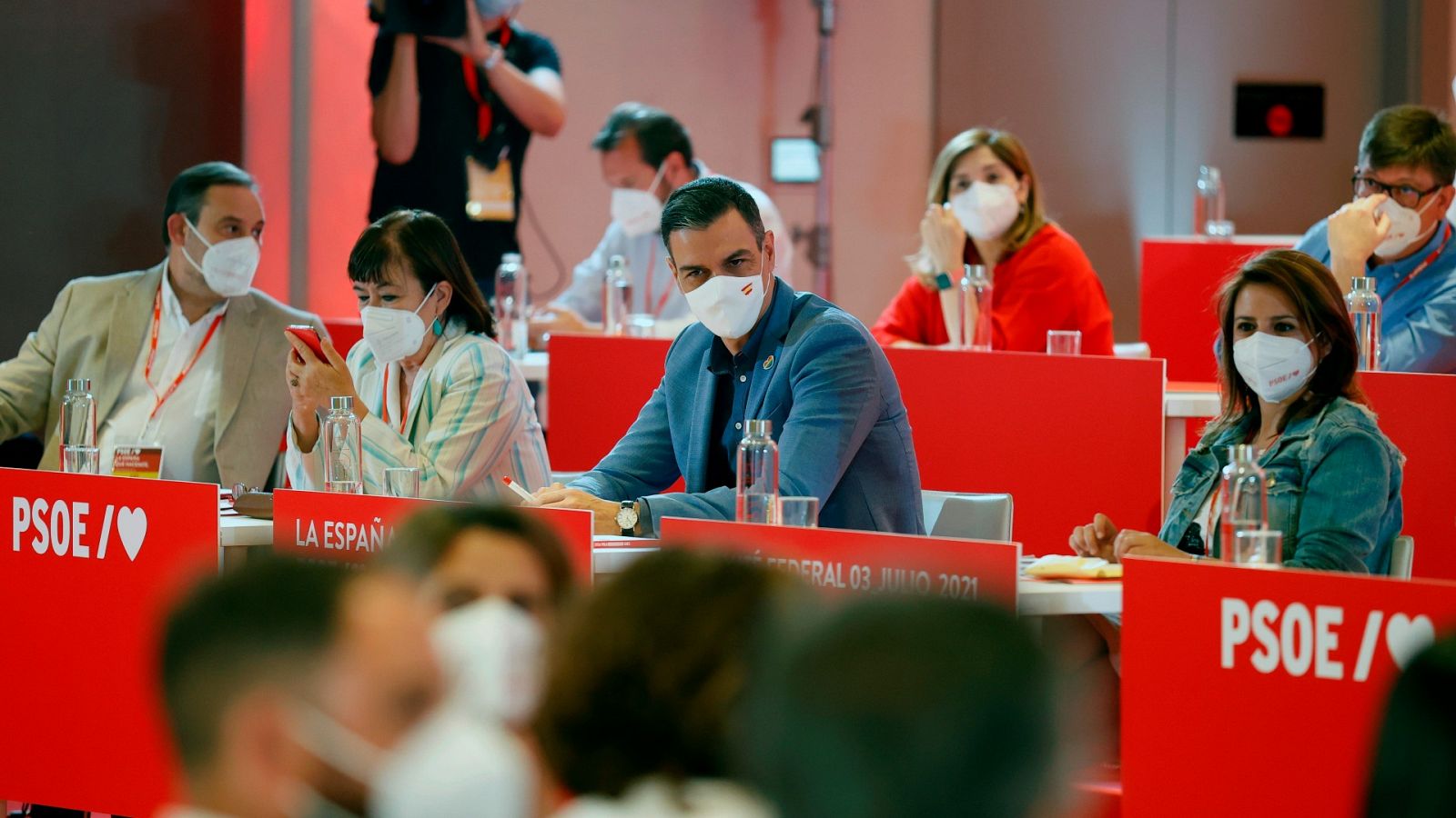 Reunión del Comité Federal del PSOE el pasado 3 de julio
