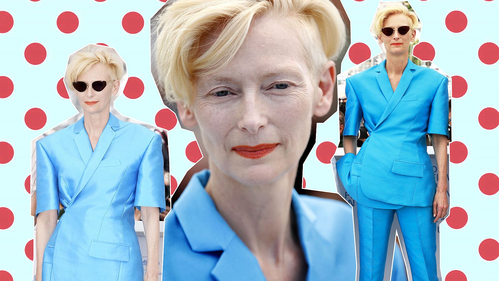 Tilda Swinton, una estrella icónica en el Festival de Cannes