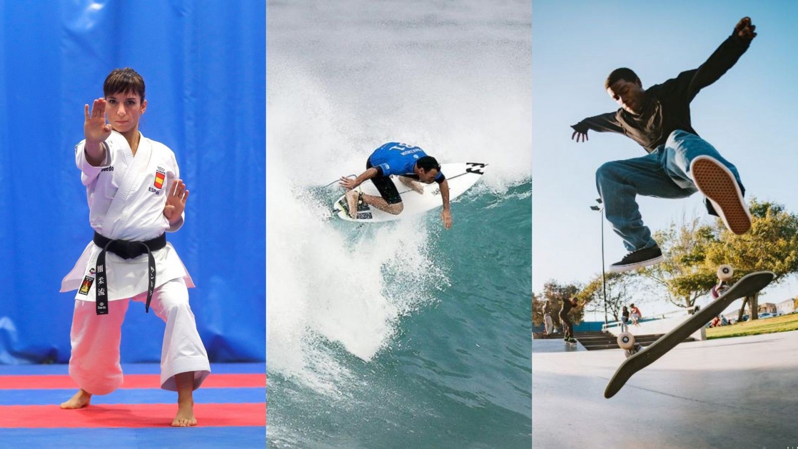 El karate, surf y skateboarding son algunos de los deportes inéditos en Tokio 2020