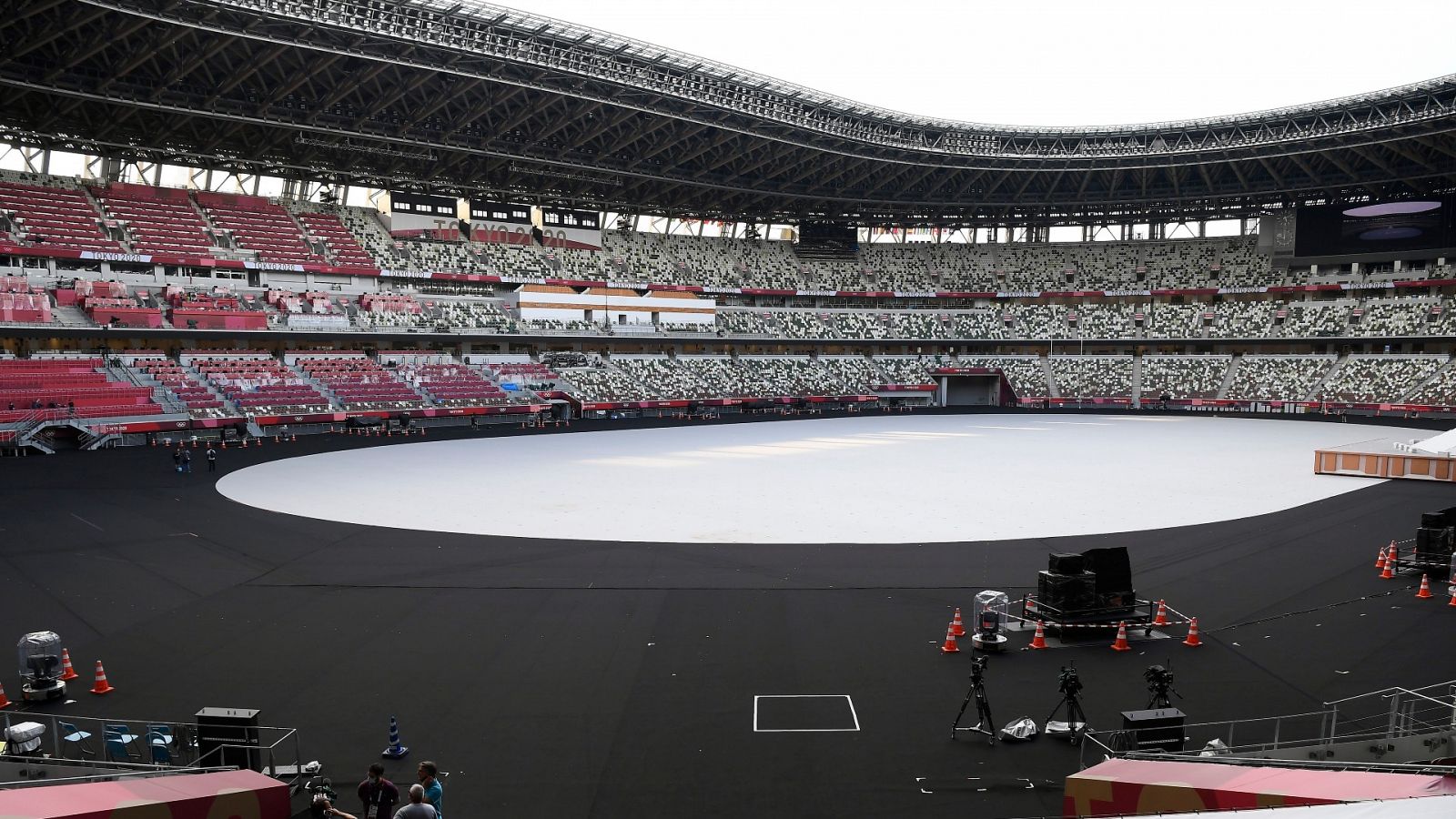 Imagen del Estadio Nacional de Japón, escenario de la ceremonia inaugural de Tokyo 2020