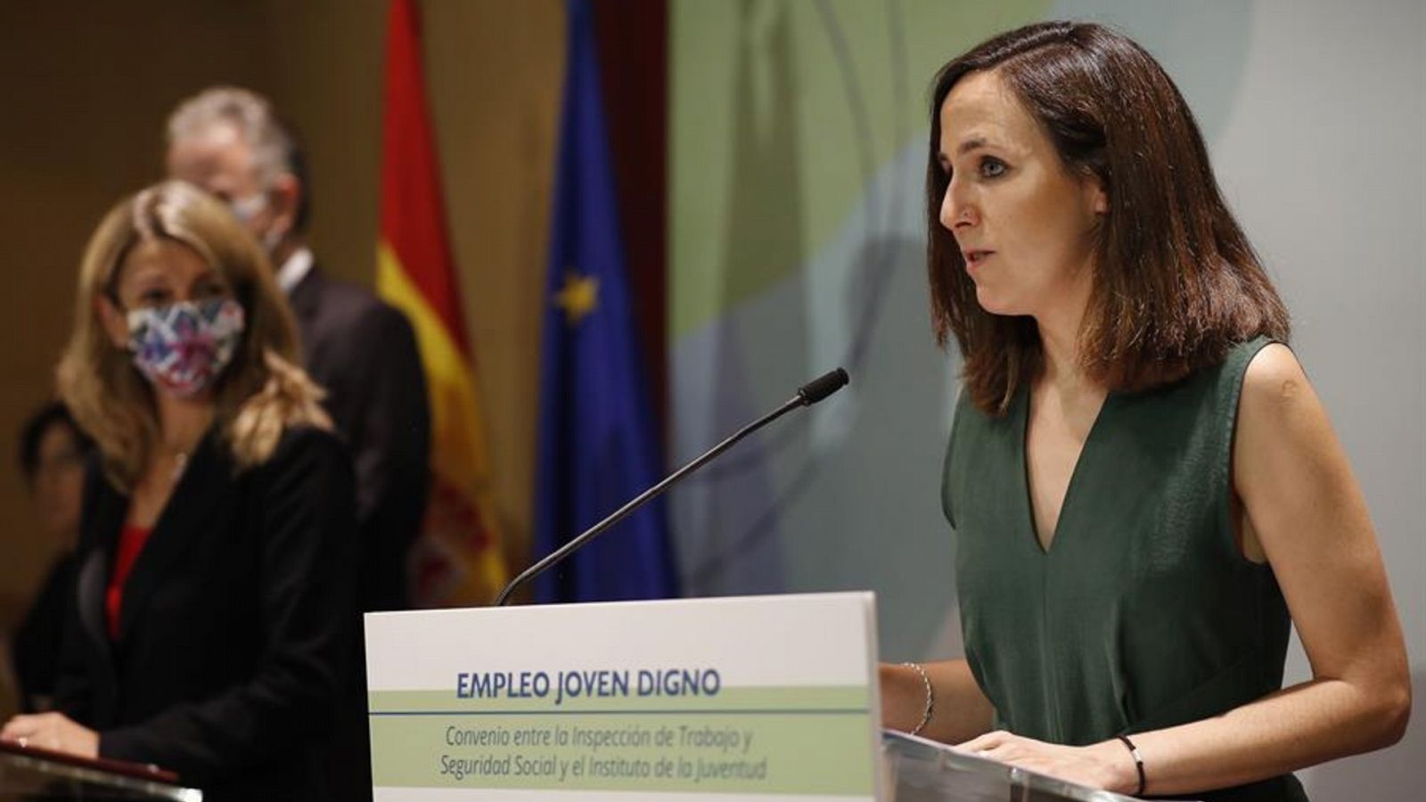 La ministra de Derechos Sociales y líder de Unidas Podemos, Ione Belarra