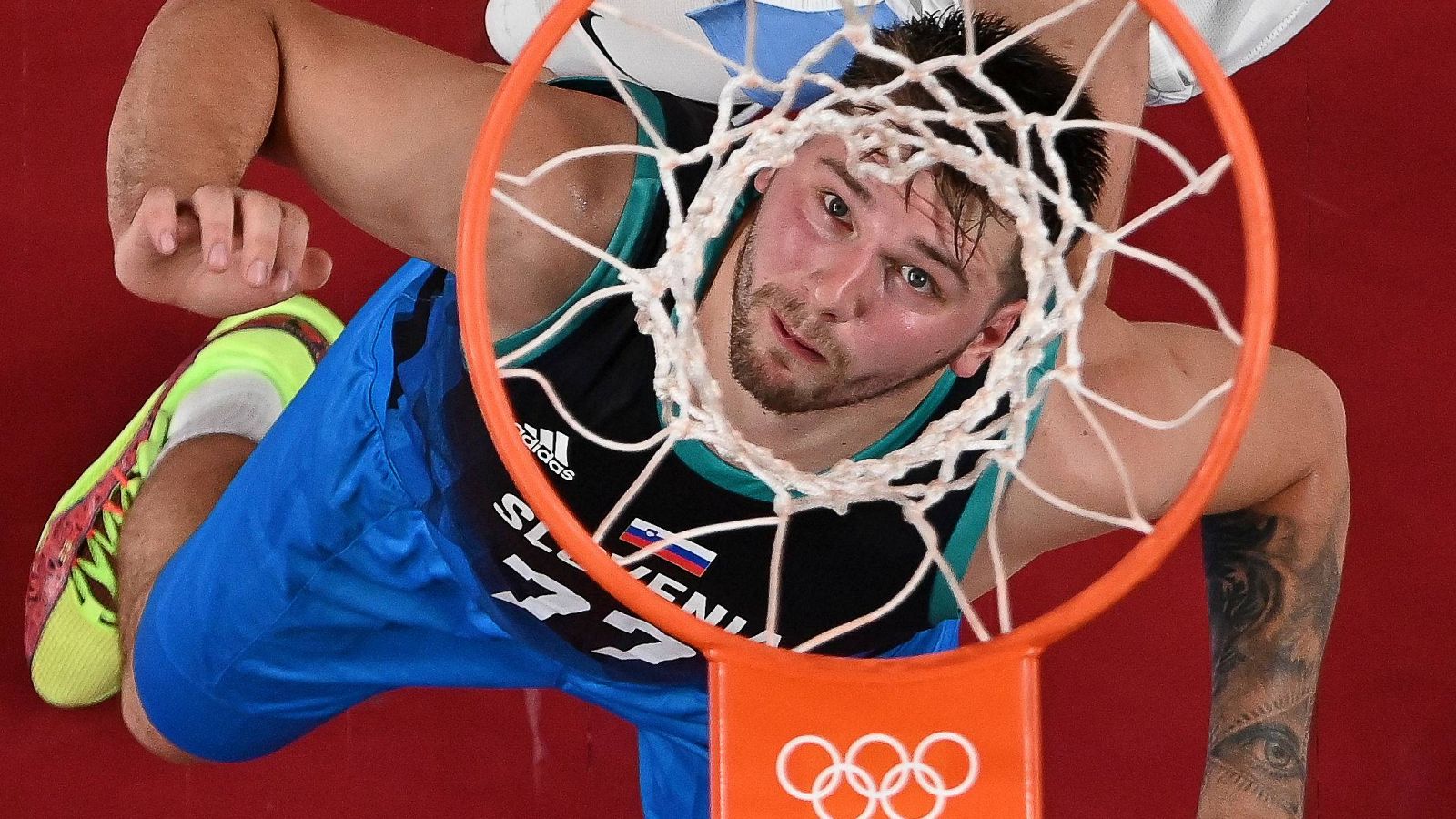 El jugador de baloncesto esloveno Luka Doncic, en Tokyo 2020