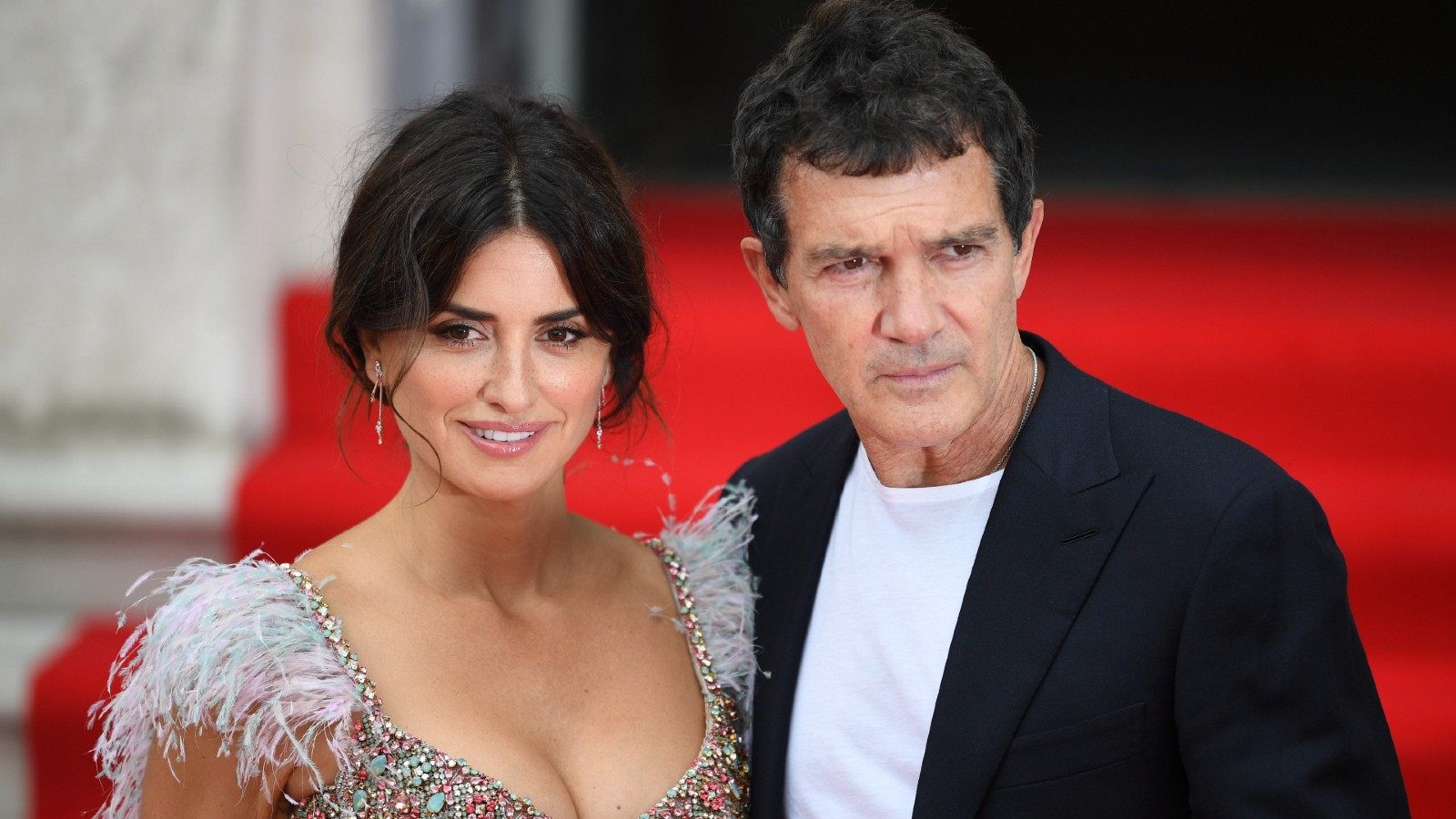 Penélope Cruz y Antonio Banderas durante el estreno de 'Dolor y Gloria', de Pedro Almodóvar, en Londres