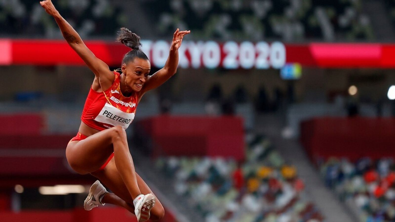 Imagen de la atleta española Ana Peleteiro en Tokyo 2020.