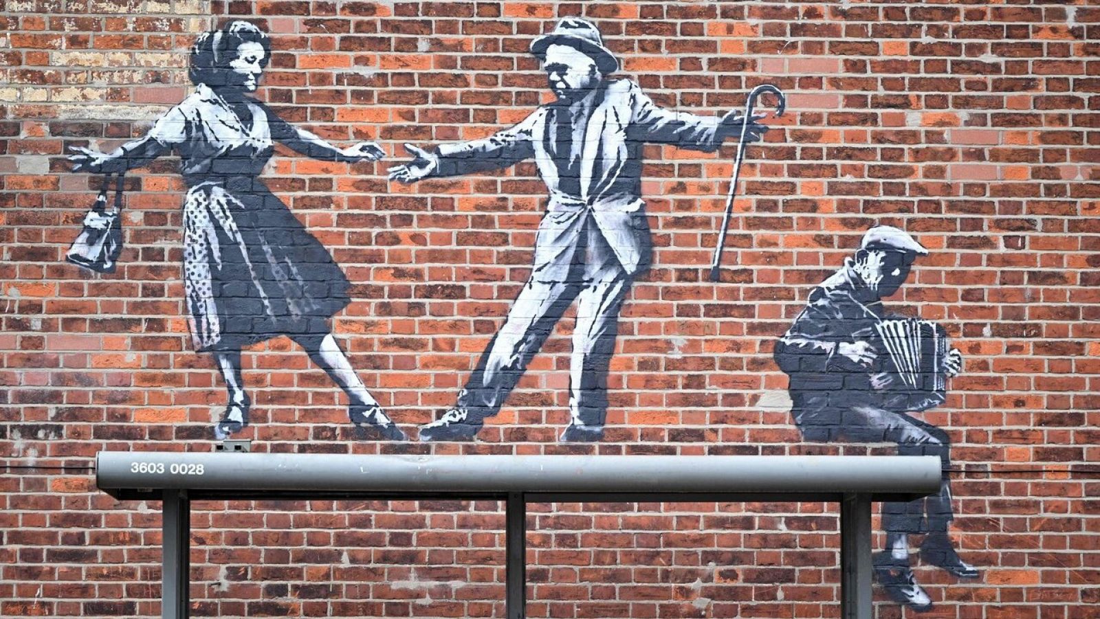 Posible obra de Banksy en Great Yarmouth