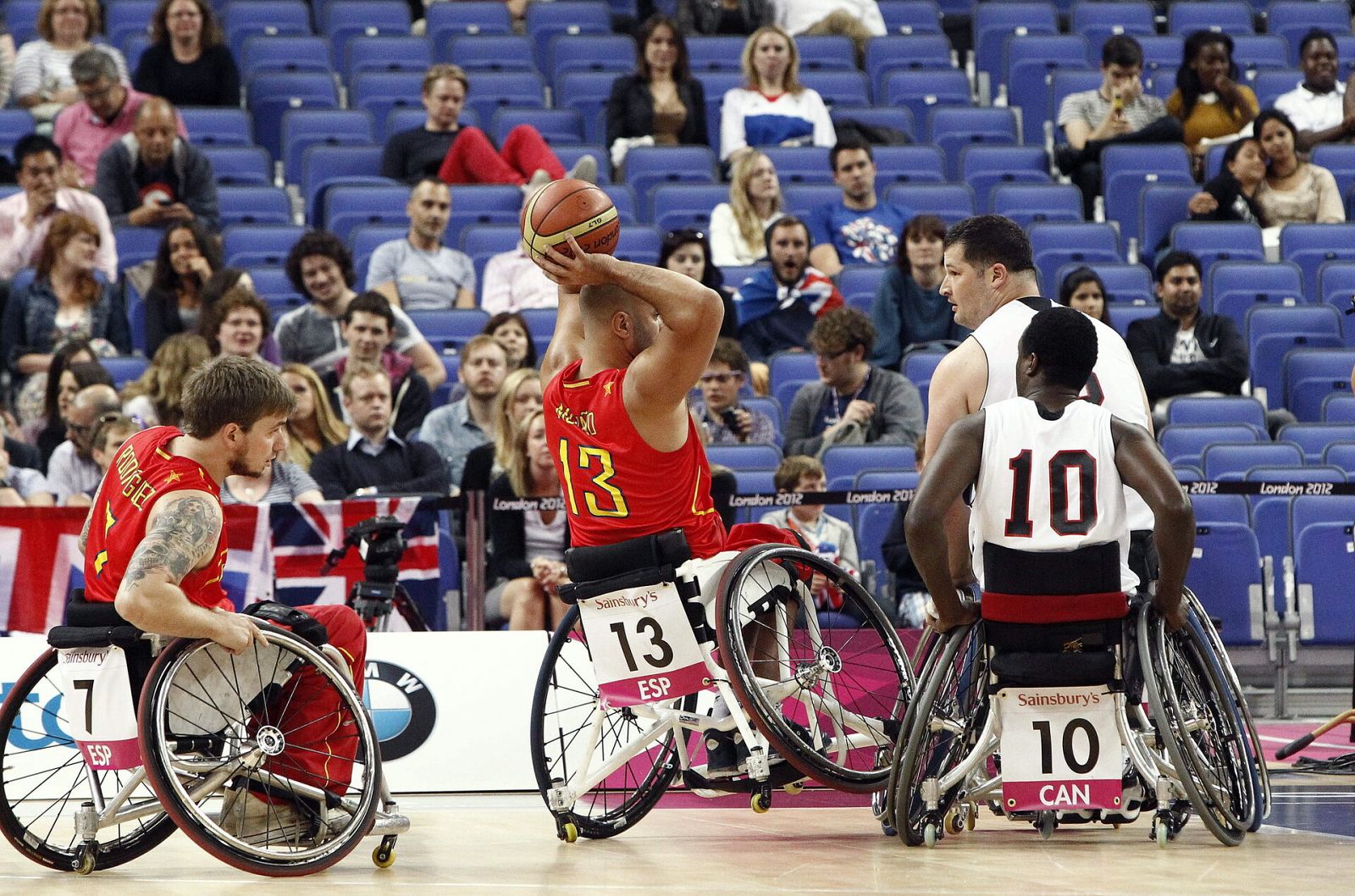 Juegos Paralímpicos baloncesto: España - Canadá Londres 2012