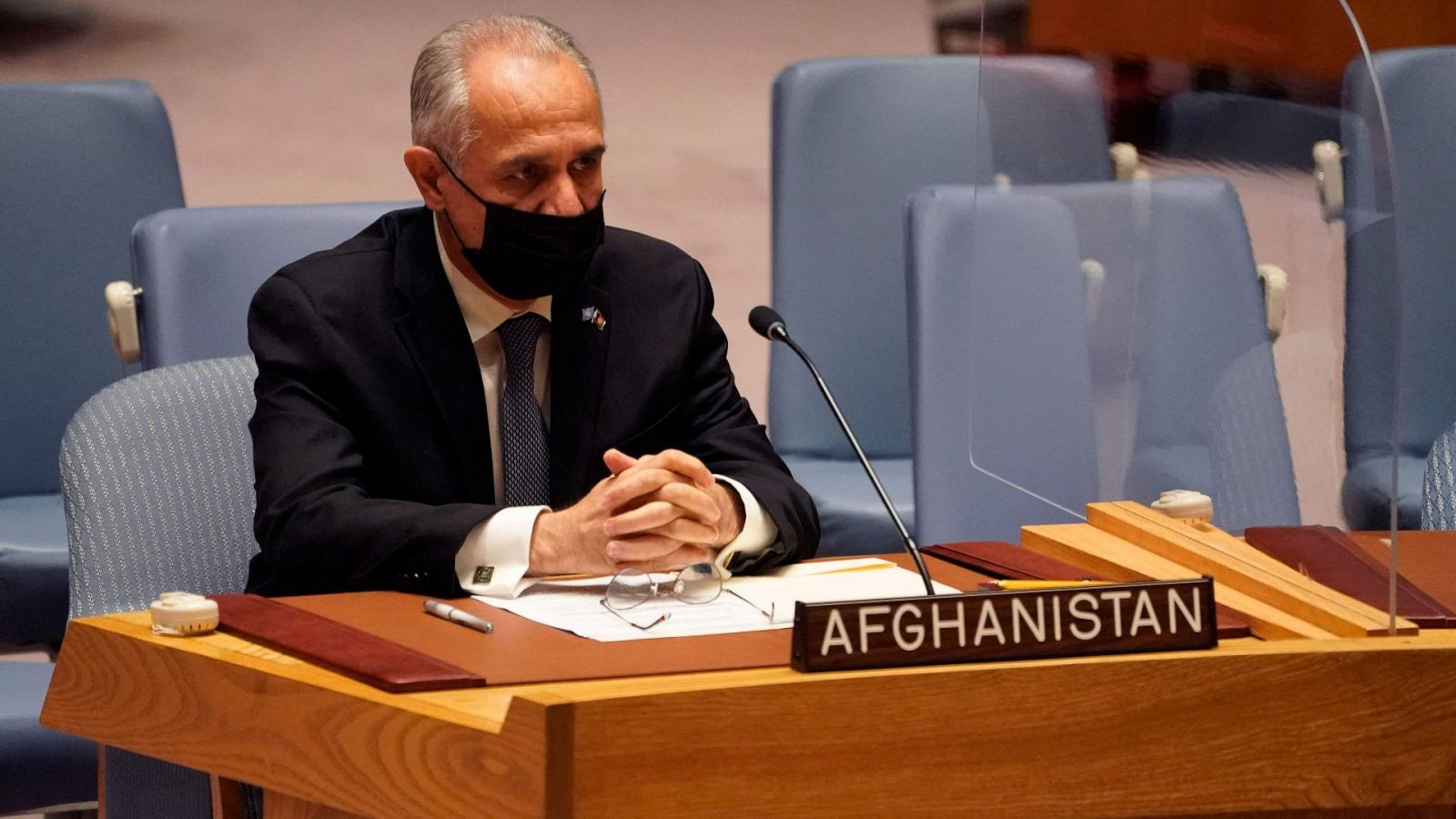 El Representante Permanente afgano para la ONU, Ghulam M. Isaczai