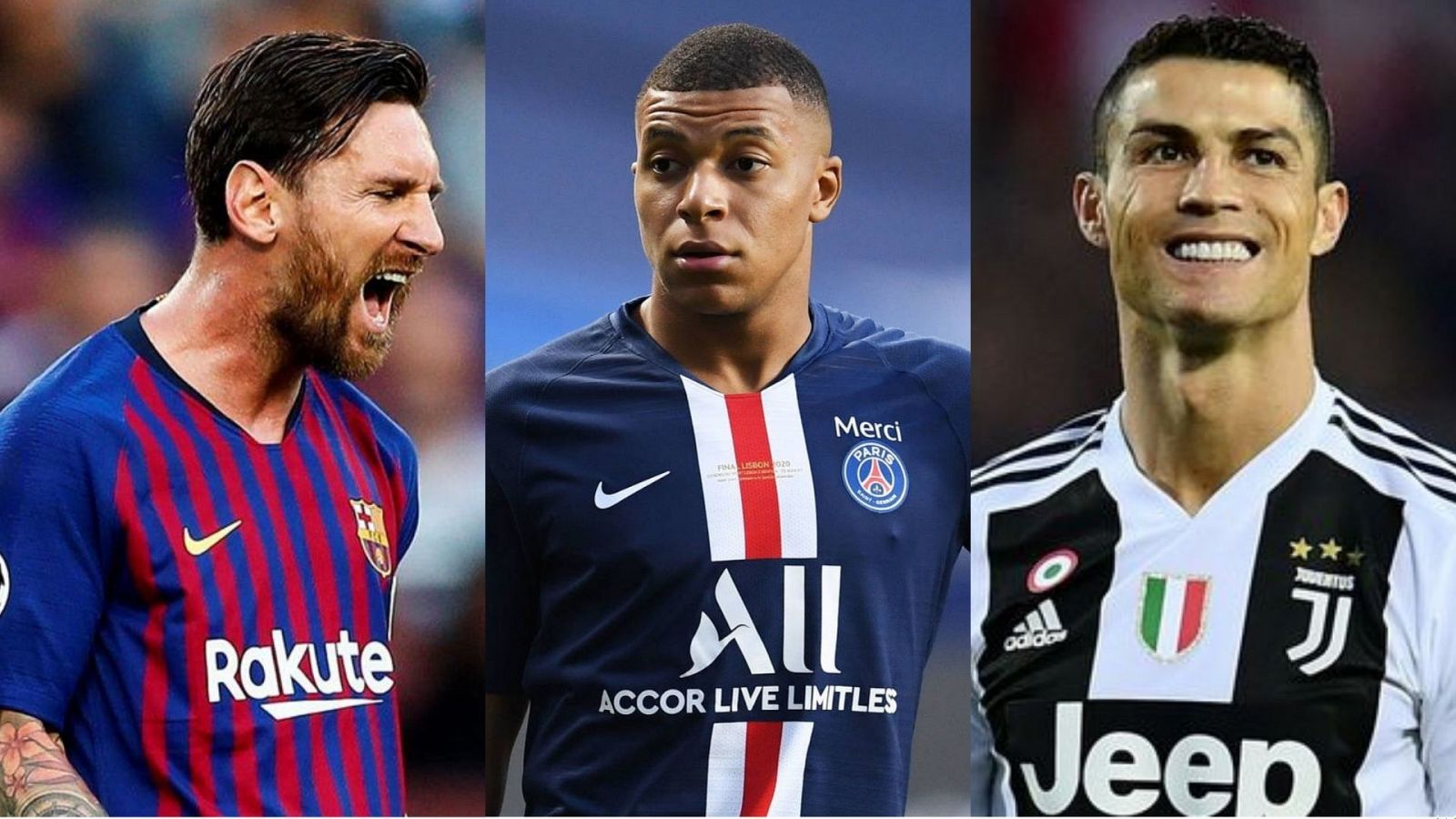 Messi, Mbappé y Cristiano combinan la nueva generación con jugadores ya contrastados en el ámbito goleador