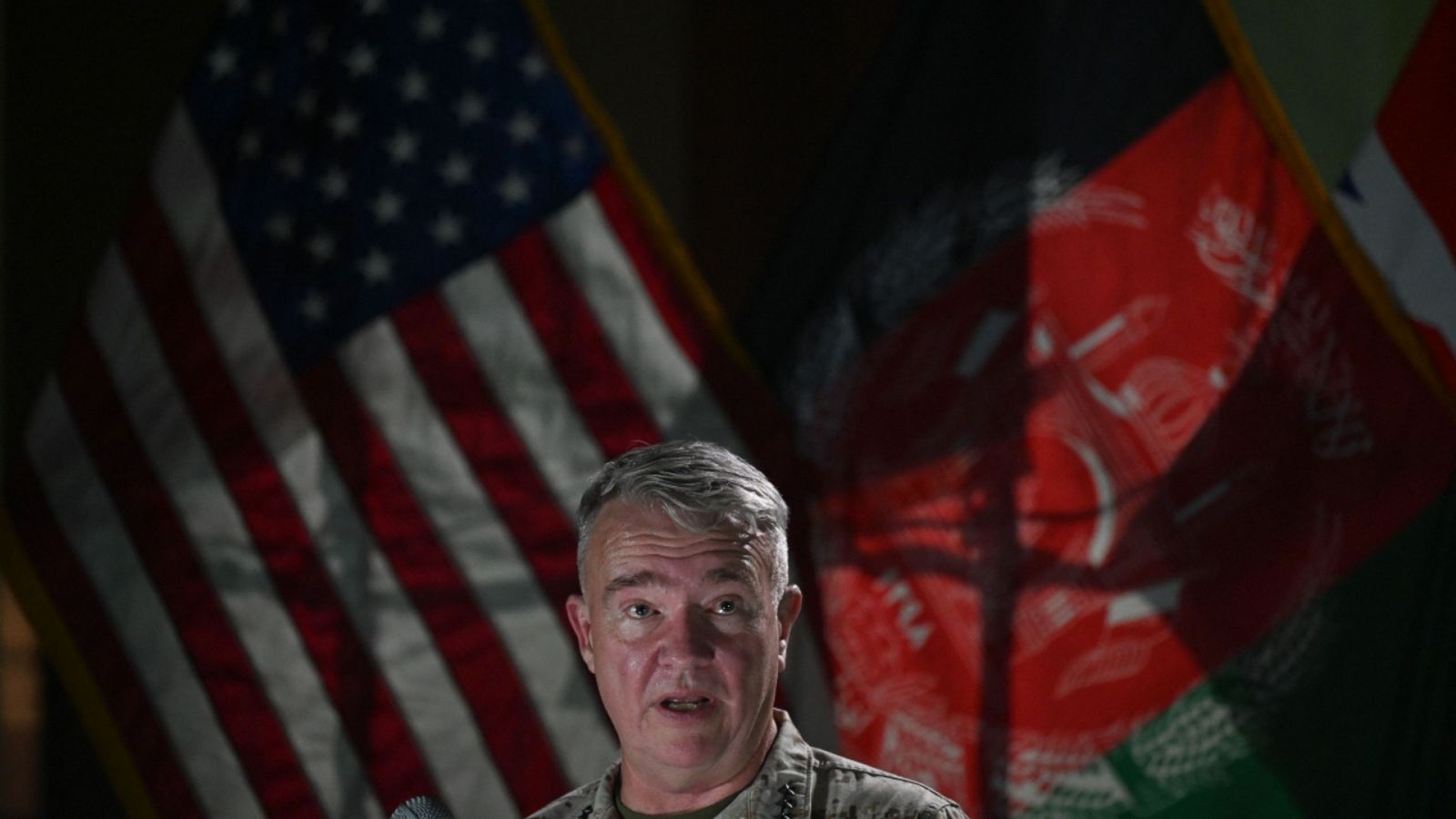 El jefe del Comando Central de EE.UU. (CENTCOM), general Kenneth McKenzie, en una imagen del 25 de julio de 2021.
