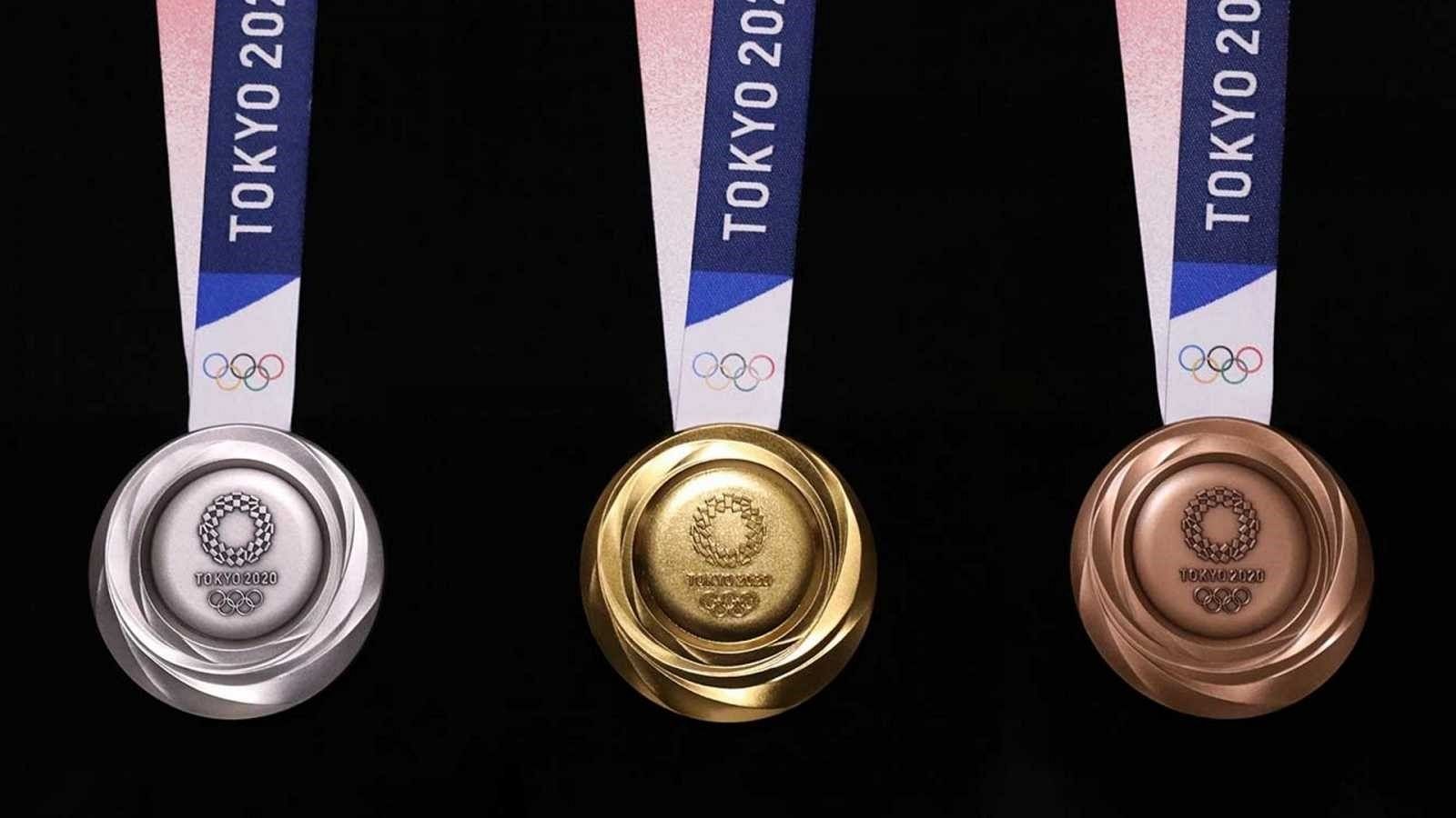 Imagen de archivo de las medallas para Tokyo 2020