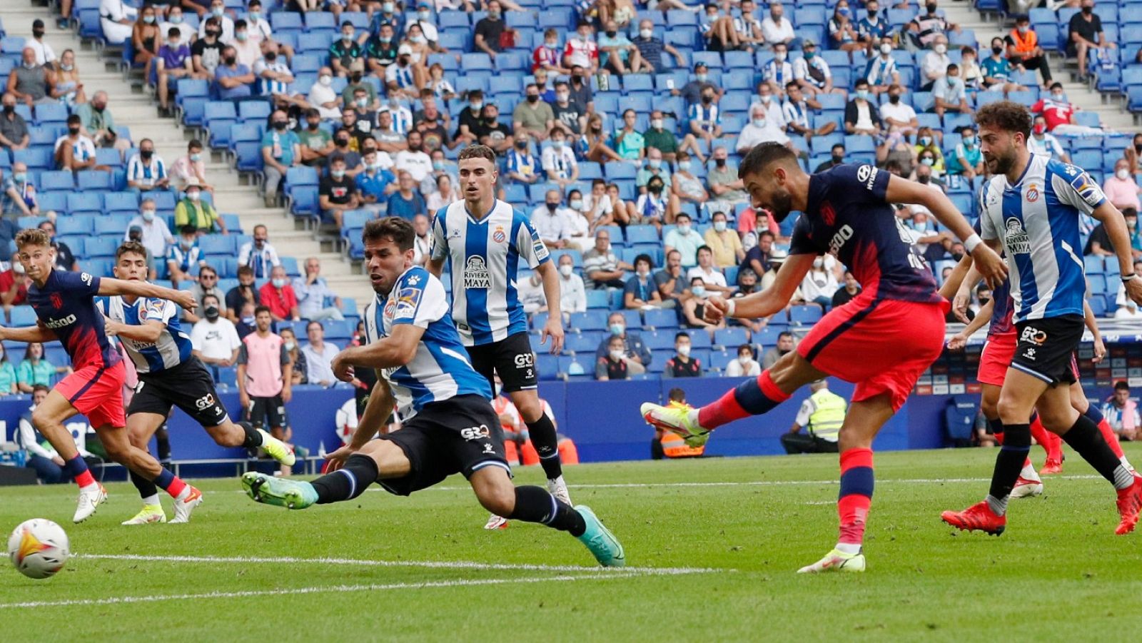 Carrasco anota el primero gol del Atlético de Madrid