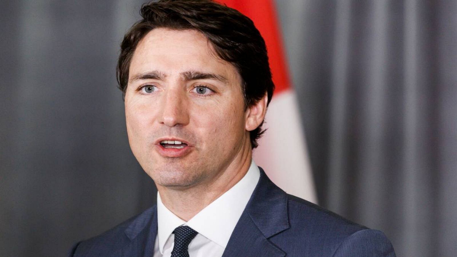 Fotografía de archivo fechada el 17 de mayo de 2018 donde aparece el primer ministro de Canadá, Justin Trudeau, durante una conferencia de prensa en Nueva York (Estados Unidos).