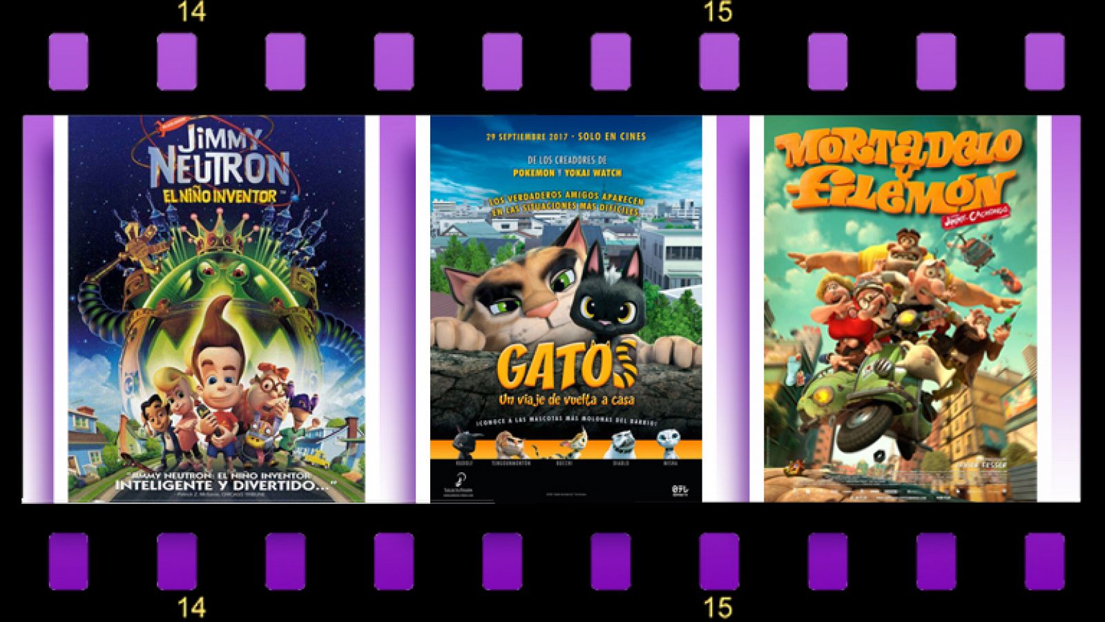 Gatos, Jimmy Neutrón y Mortadelo y Filemón...¡protagonistas esta semana en Cine Clan!