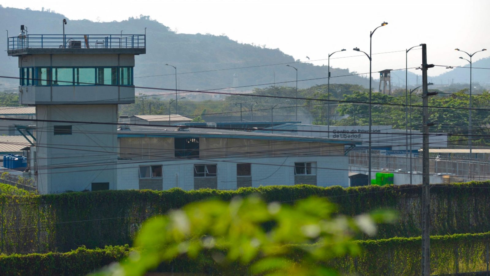 Una imagen del exterior del centro penitenciario número 1 de Guayaquil, Ecuador.