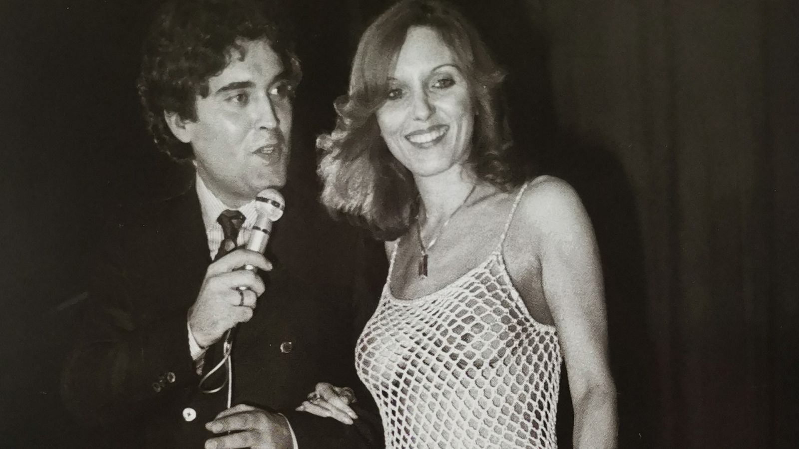 Susana Estrada durante una de sus actuaciones en una sala de Madrid en 1978.