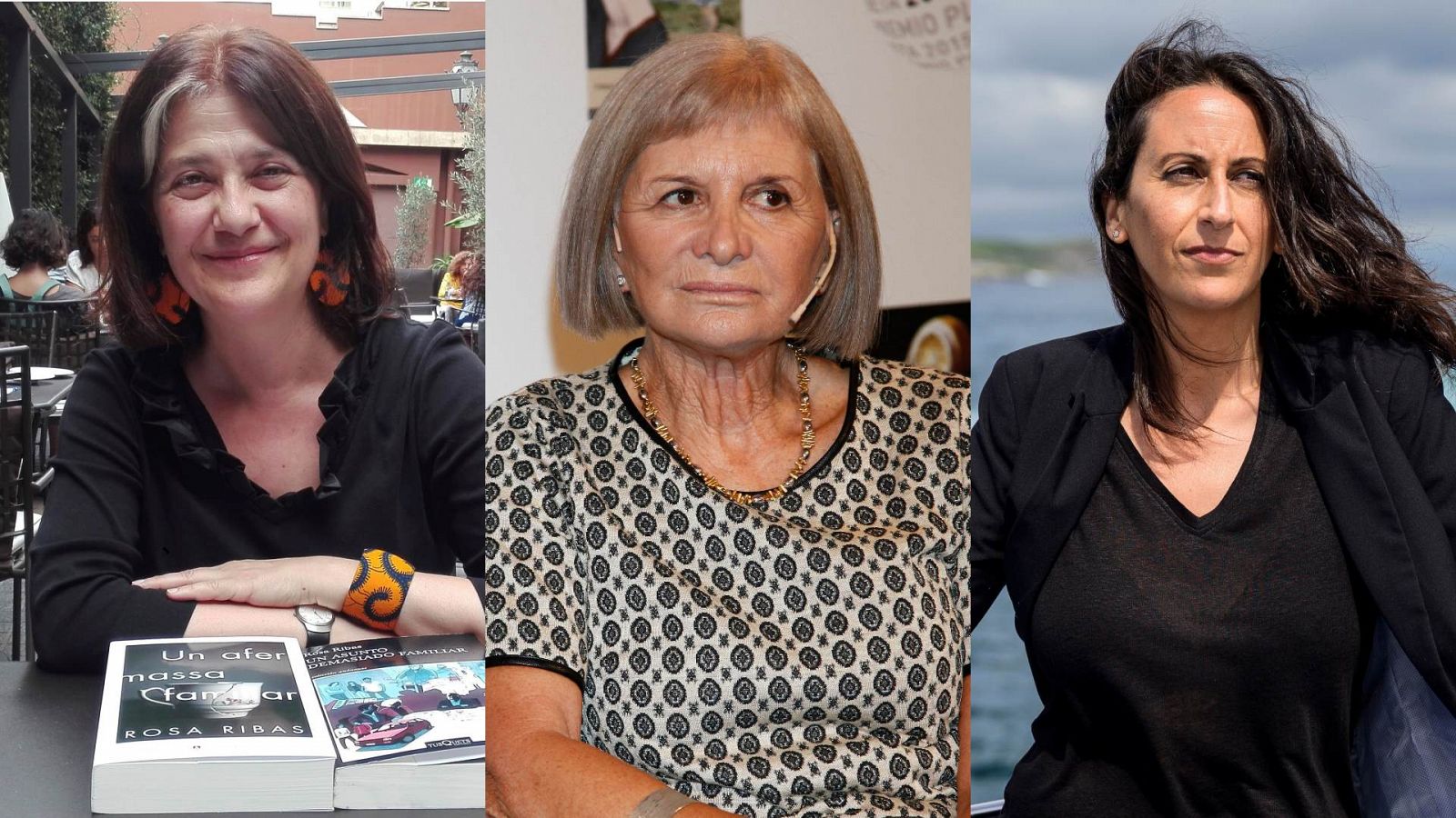 De izq. a dcha Rosa Ribas, Alicia Giménez Barlett y María Oruña