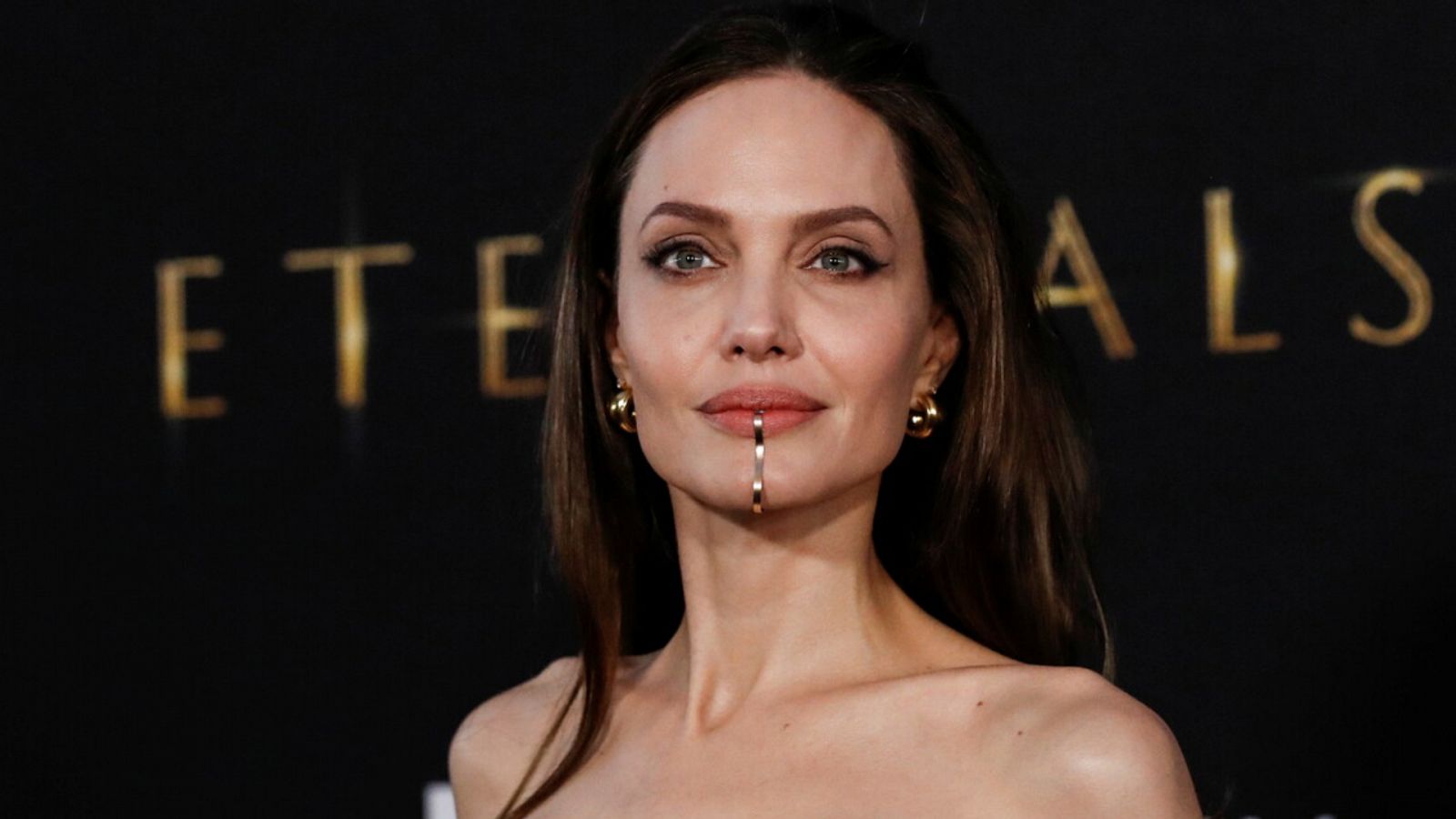 Angelina Jolie en la premiere de 'Eternals'