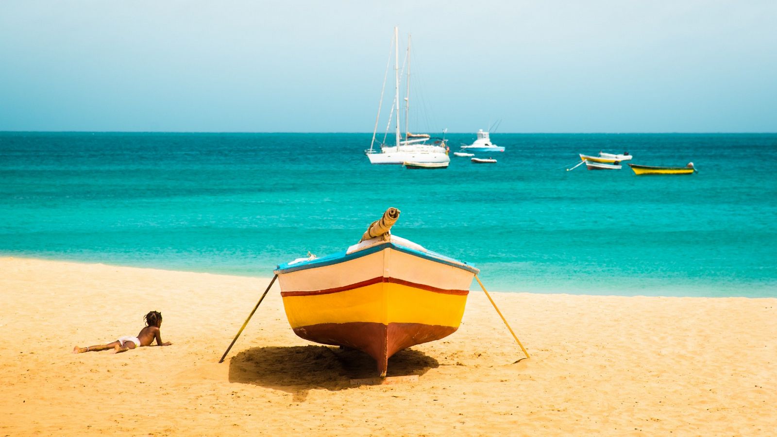 playa Santa María, Isla de la Sal