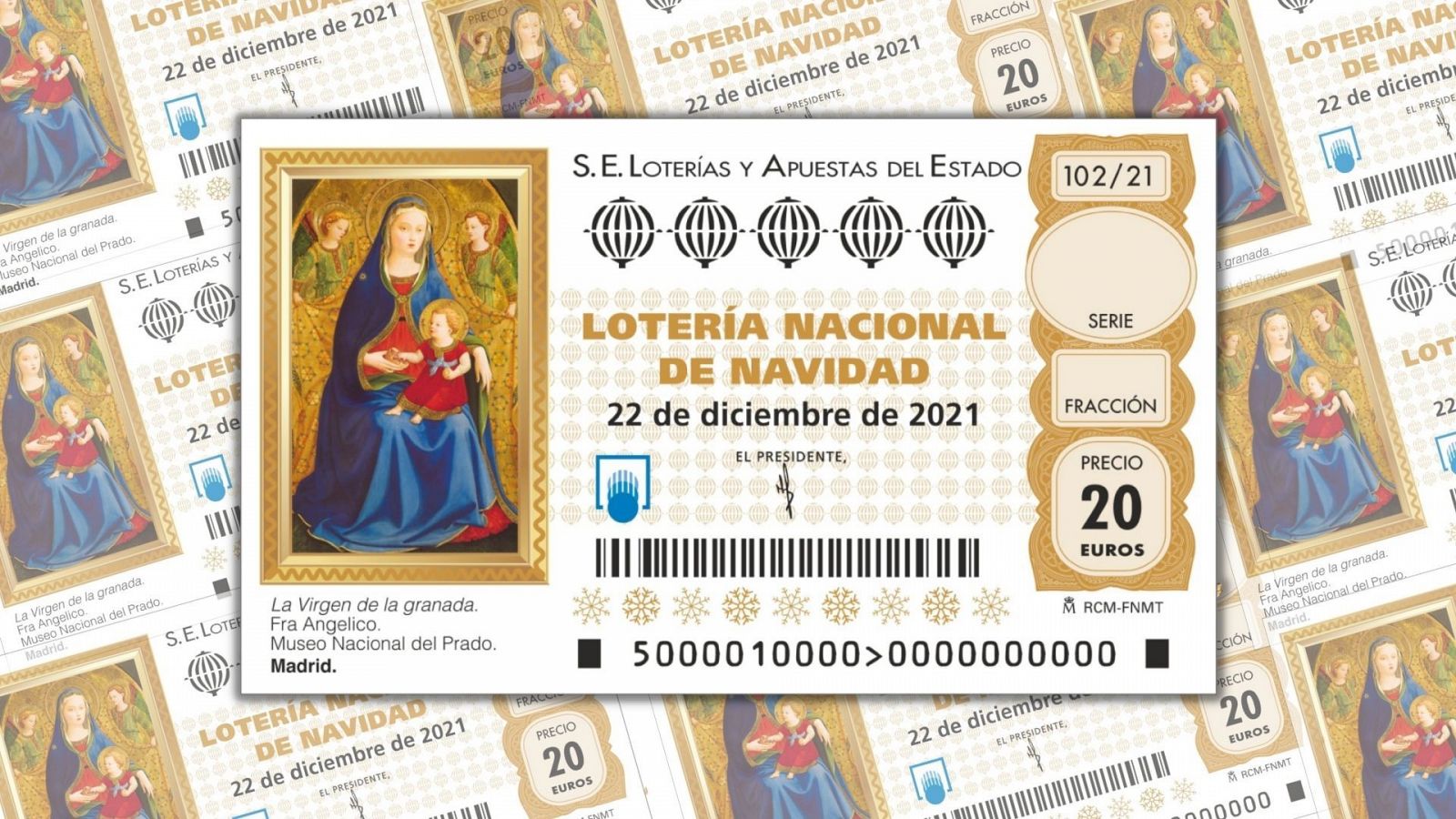  Todos los detalles de la pintura que ilustra el décimo de la Lotería de Navidad 2021