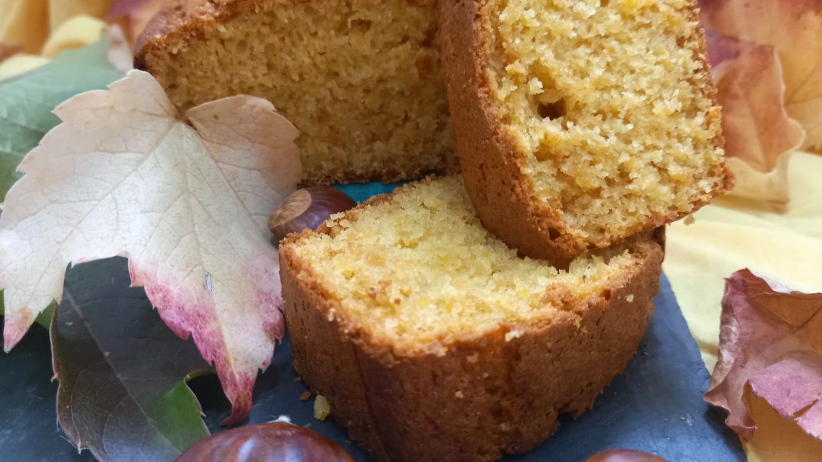 Receta de bizcocho de calabaza y manzana reineta a la miel