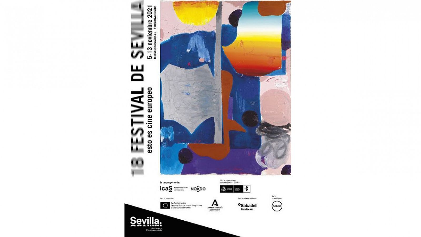 Cartel de la 18ª edición del Festival de Cine Europeo de Sevilla