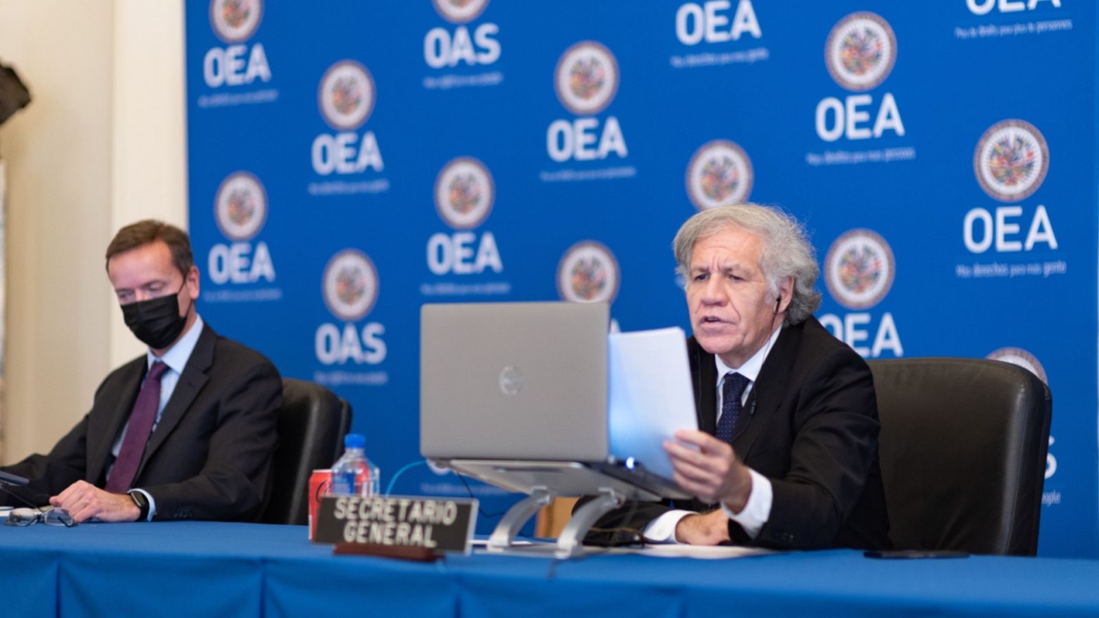 Una imagen del secretario general de la Organización de Estados Americanos, Luis Almagro.