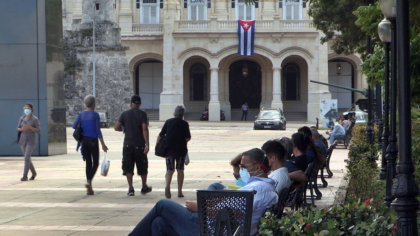 Parque en La Habana (Cuba). EFE/ Felipe Borrego