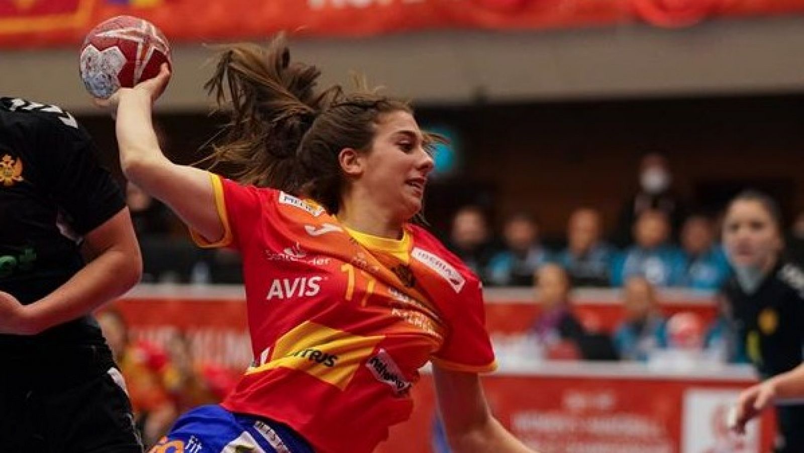 Imagen de la jugadora de la selección española de balonmano Jennifer Gutiérrez.