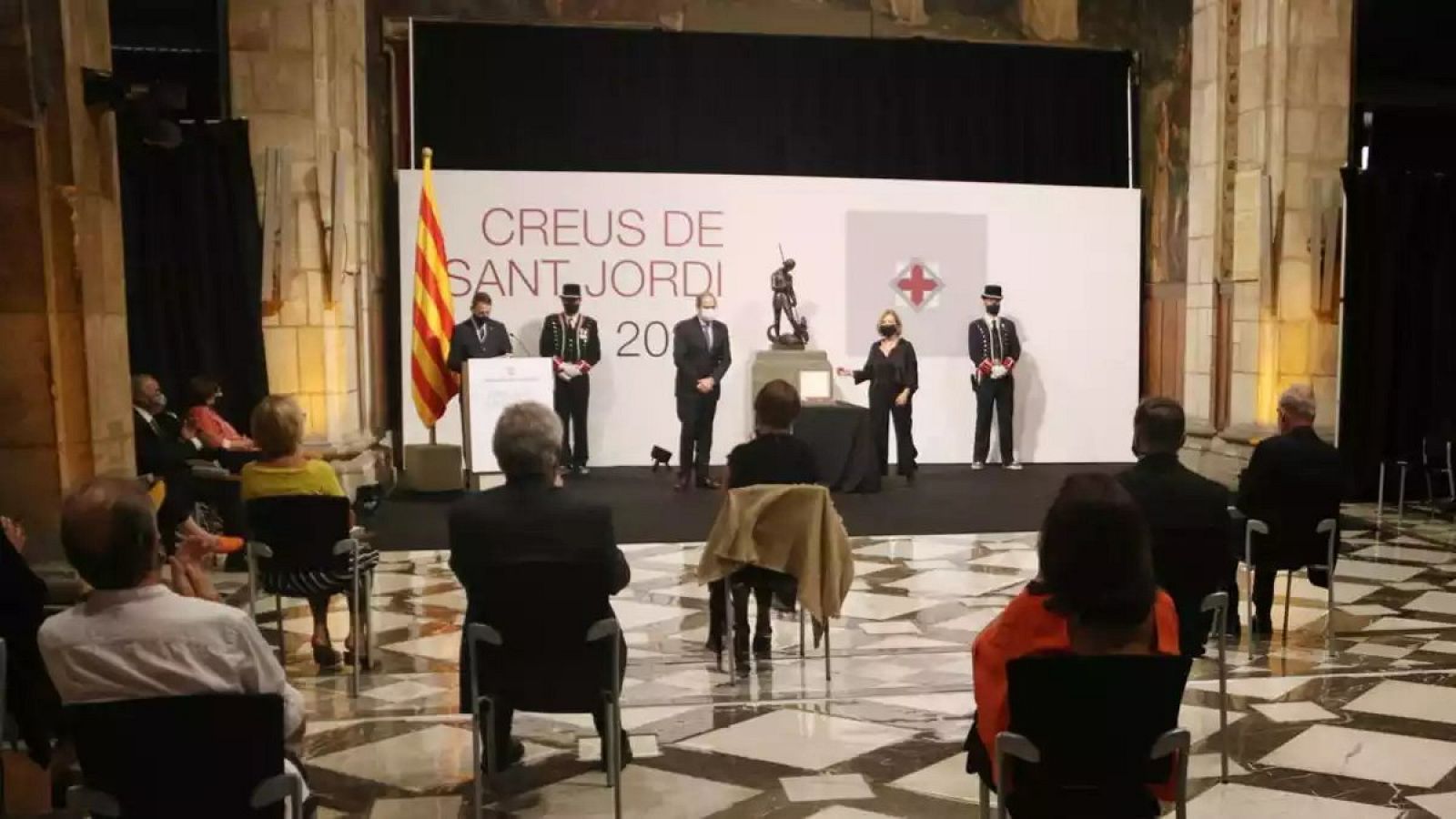 Acte d'entrega de les Creus de Sant Jordi de 2019