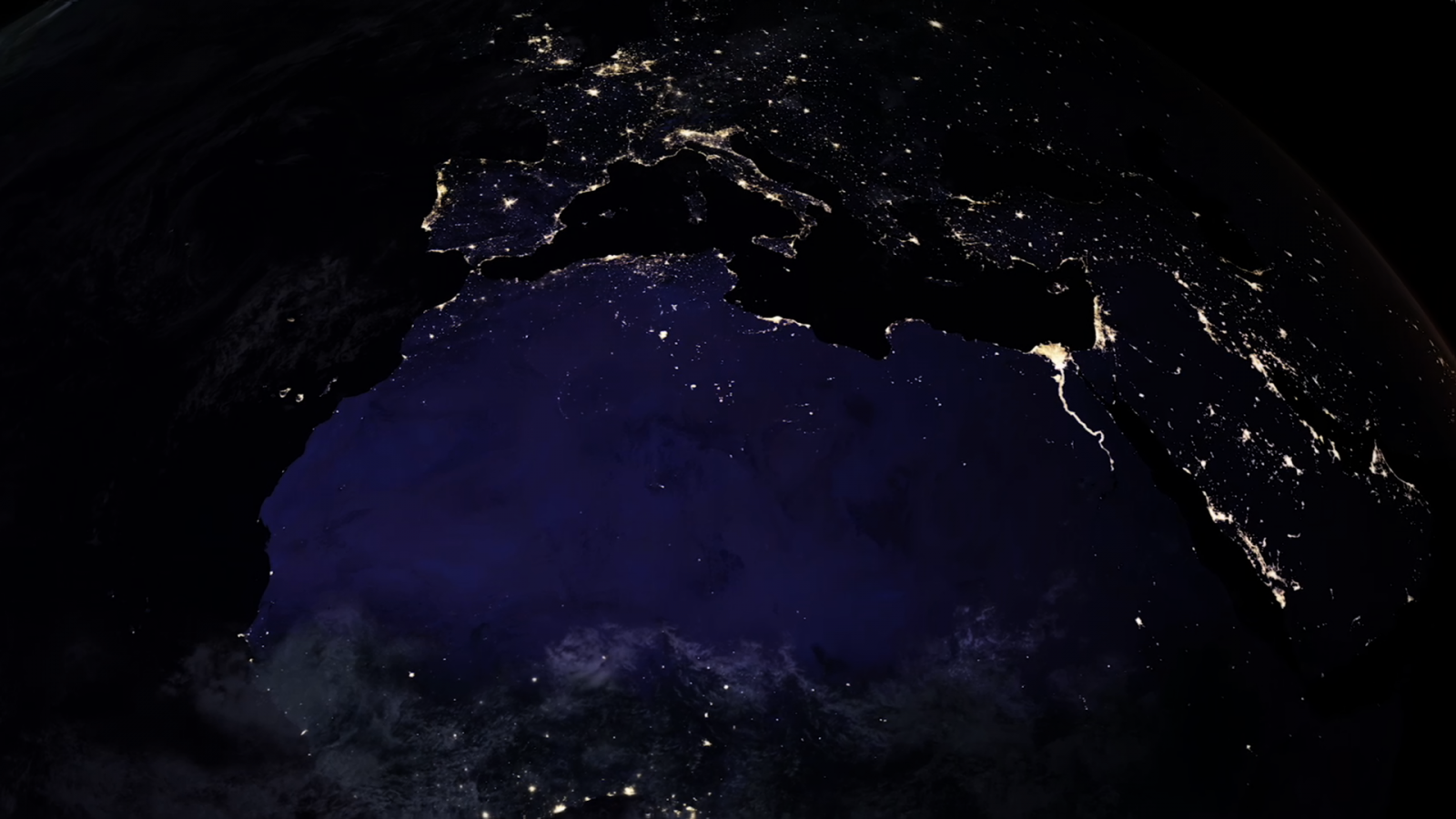 Foto des d'un satèl·lit d'Europa i Àfrica