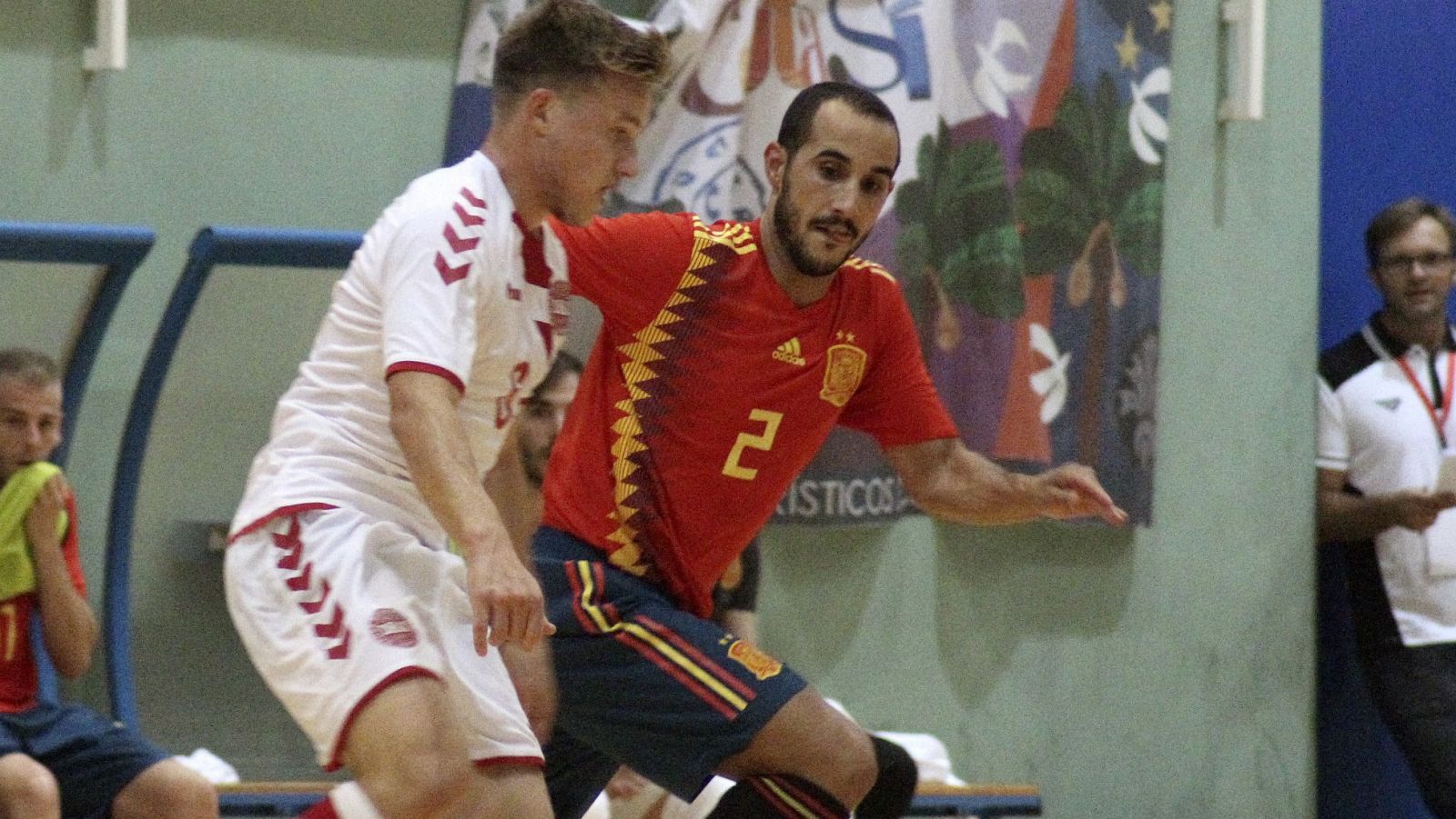 Boyis, en un partido con España en 2018.