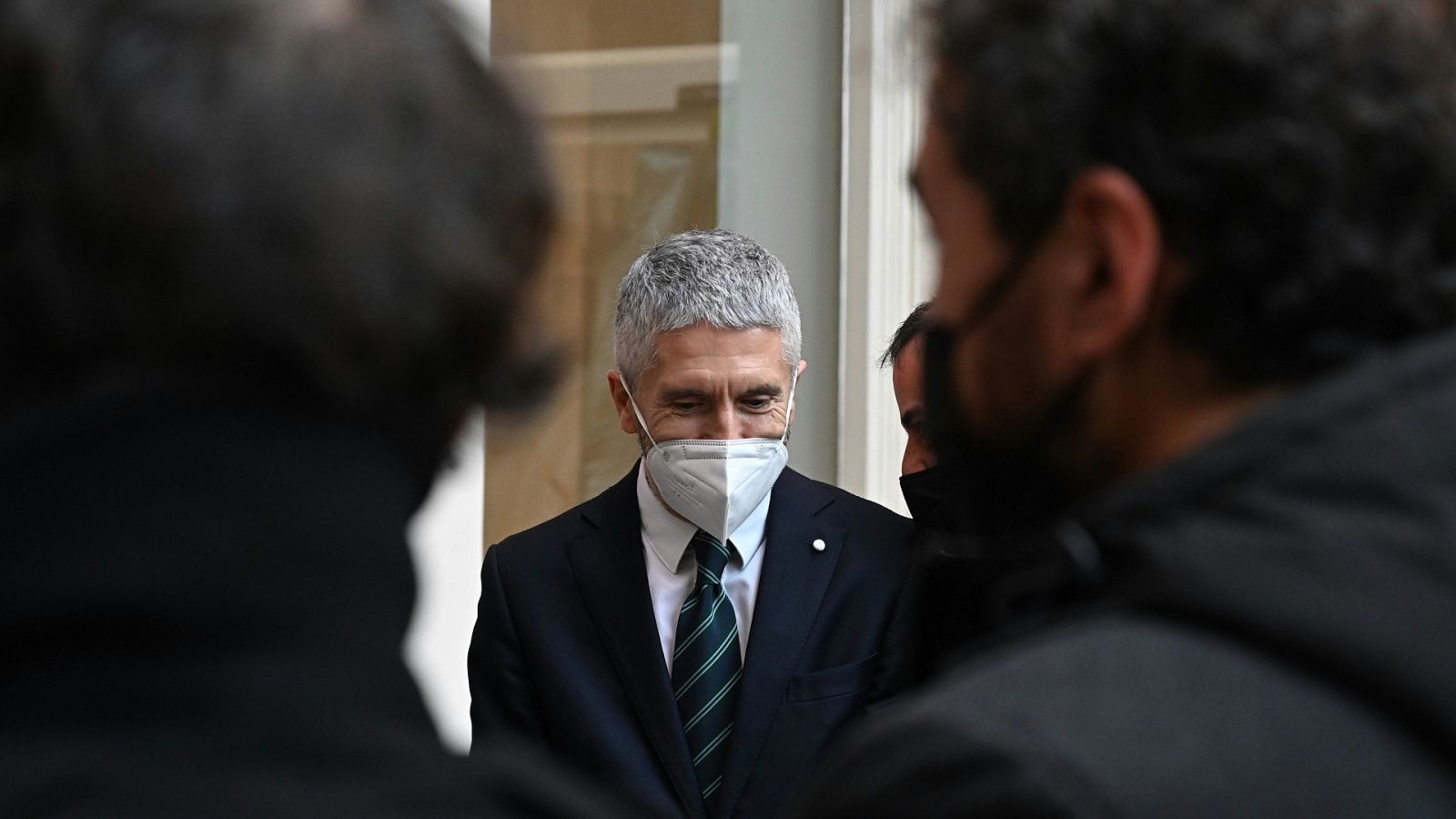 El ministro del Interior, Fernando Grande-Marlaska, en la ceremonia de entrega de los Premios Fundación Víctimas del Terrorismo