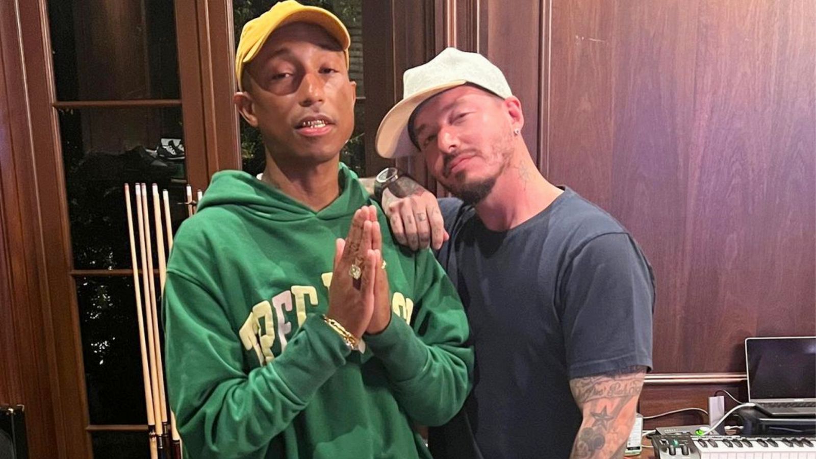 J Balvin y Pharrell Williams: ¿nueva colaboración a la vista?