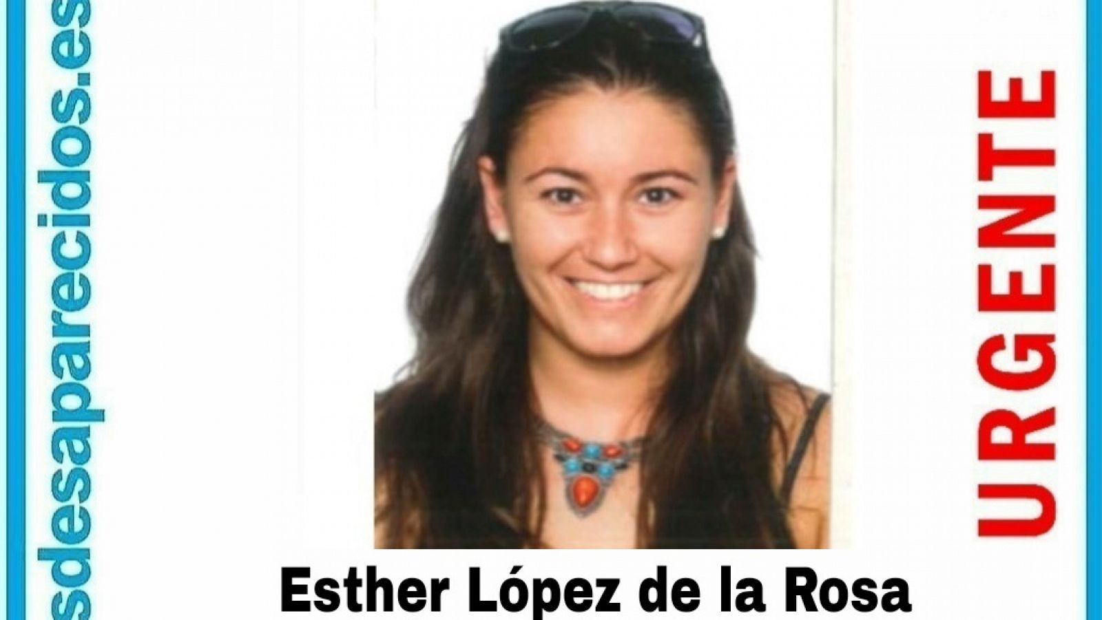 Cartel de búsqueda de Esther López