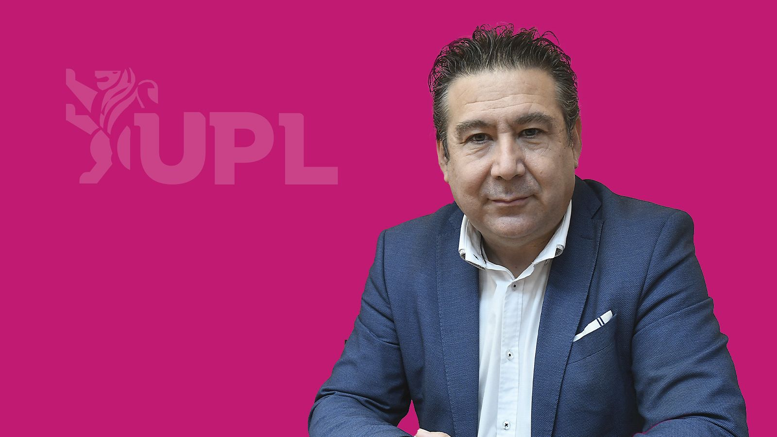 Luis Mariano Santos, candidato de Unión del Pueblo Leonés en las elecciones de Castilla y León 2022