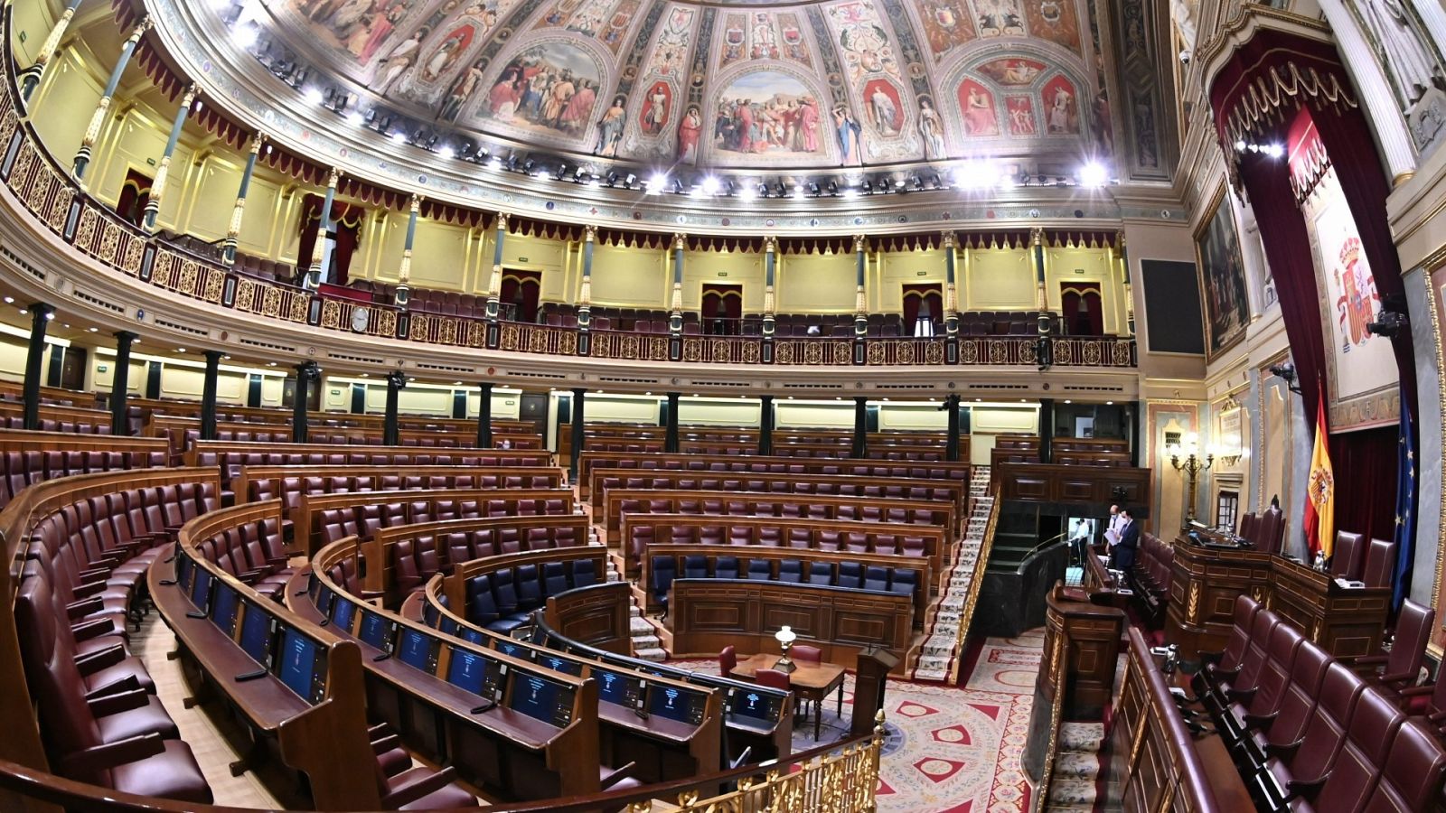 Imagen del interior del Congreso de los Diputados