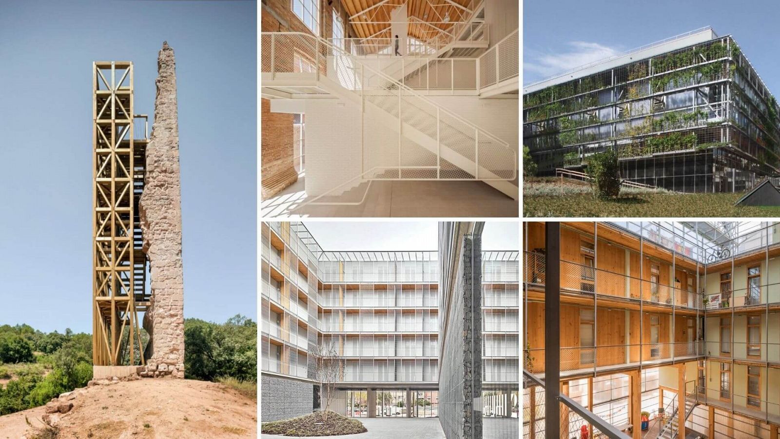 Projectes catalans opten als premis d'Arquitectura Mies van der Rohe 2022