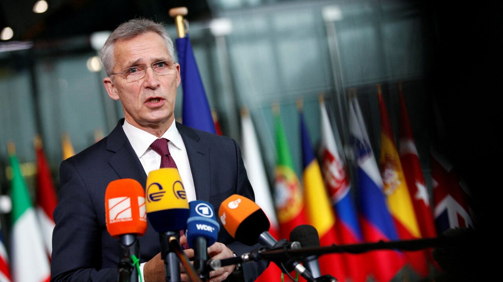Jens Stoltenberg, secretario general de la OTAN, en Bruselas. REUTERS/Johanna Geron