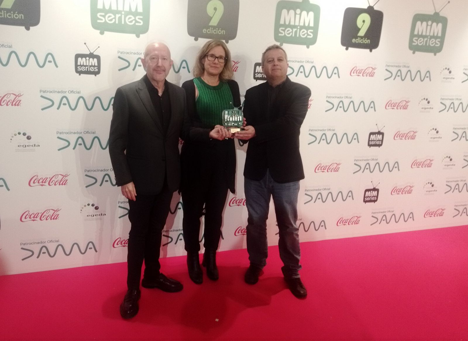 Alex Graf, Javier García Díaz y Emilio Pina recogen el premio