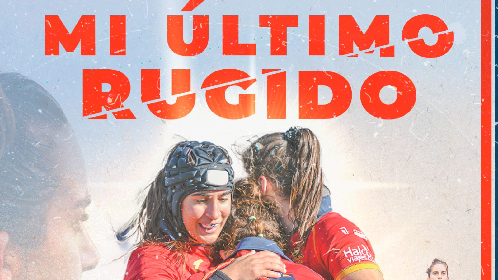 Cartel anunciador de la despedida de Patricia García de la selección española de rugby.