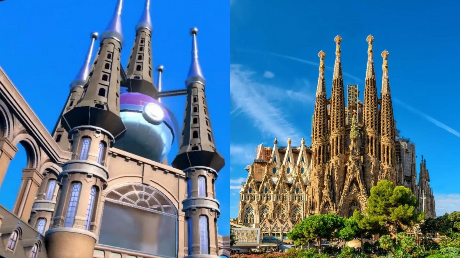 Barcelona y La Sagrada Familia de Gaudí inspiran a Pokémon