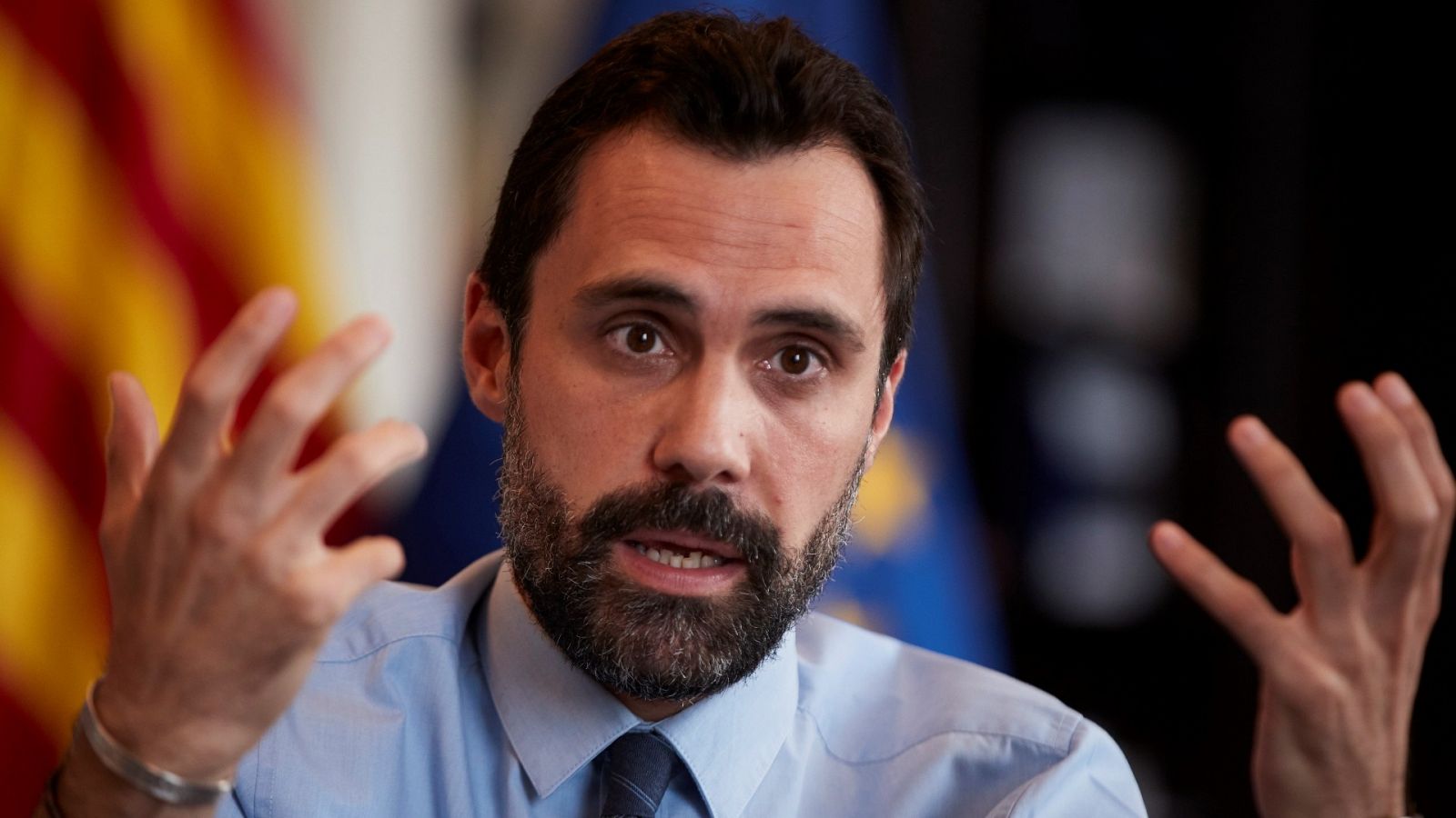 El conseller de Empresa y expresidente del Parlament de Cataluña, Roger Torrent