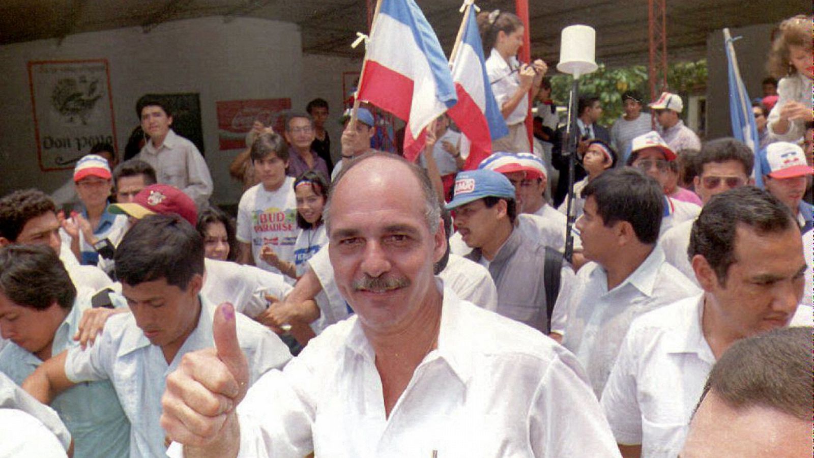 Imagen de archivo del expresidente salvadoreño Alfredo Cristiani.