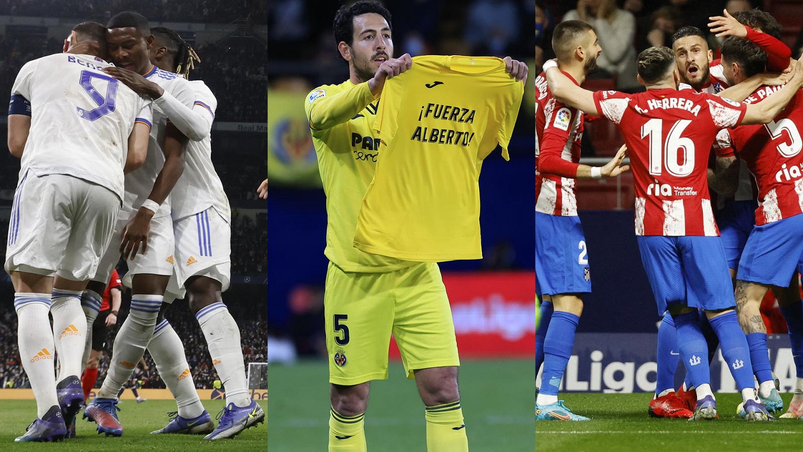 Real Madrid, Villarreal y Atlético, a por sus compromisos en Liga y Champions.